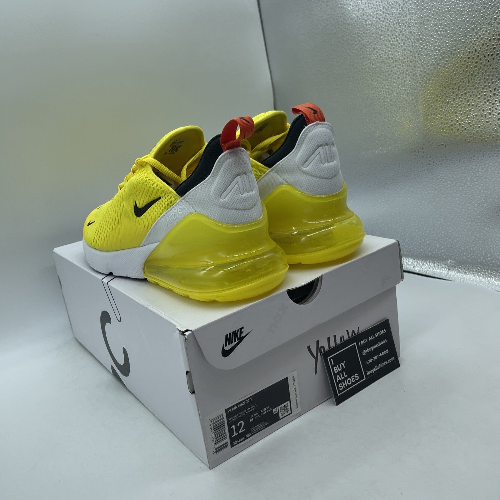 Size 12 - Nike Air Max 270 Yellow Strike (DQ4694-700)