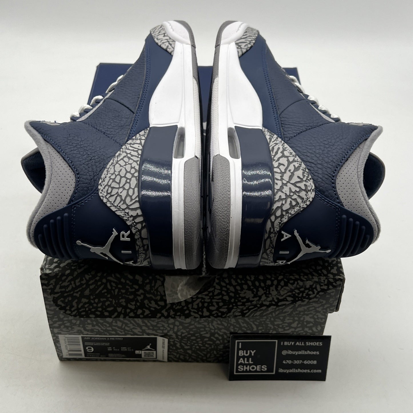 Size 9 - Air Jordan 3 Retro Blue (CT8532-401)