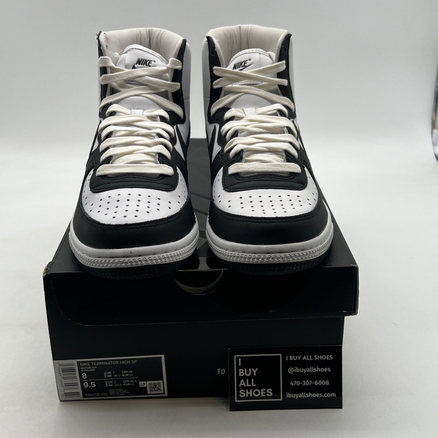 Size 8 - Nike Comme des Garçons Homme Plus x Terminator High Black (FD4159-101)