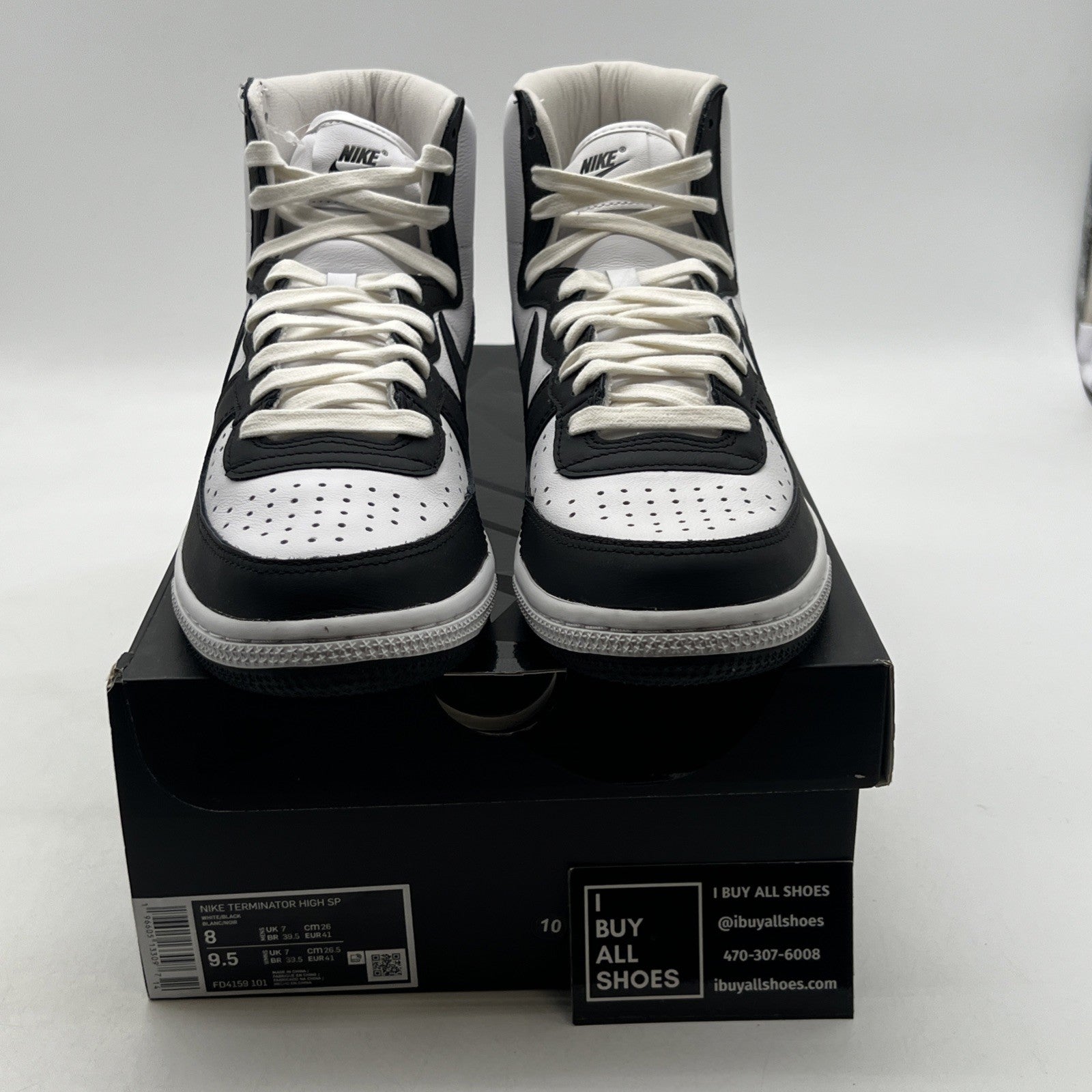 Size 8 - Nike Comme des Garçons Homme Plus x Terminator High Black (FD4159-101)