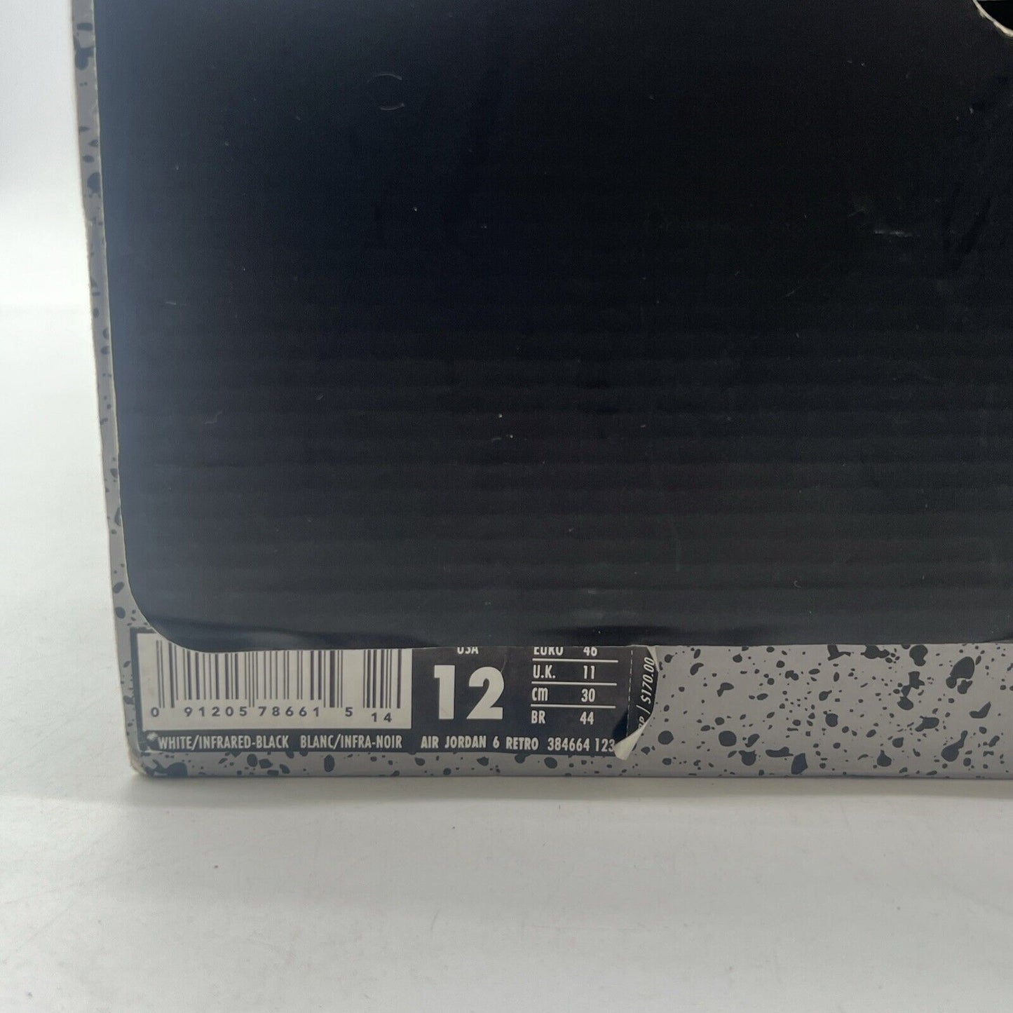 Size 12 - Air Jordan 6 Retro 2014 White Infrared (384664-123)