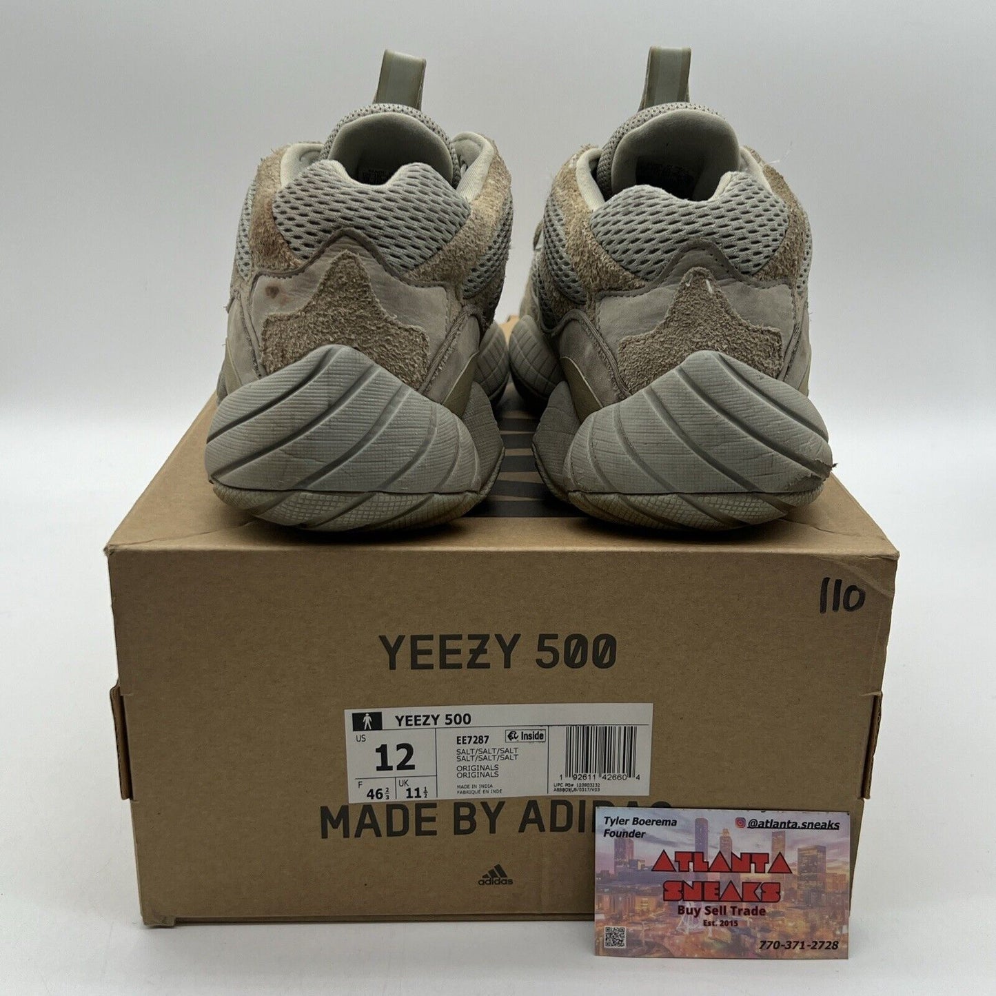 Size 12 - adidas Yeezy 500 Salt Suede (EE7287)
