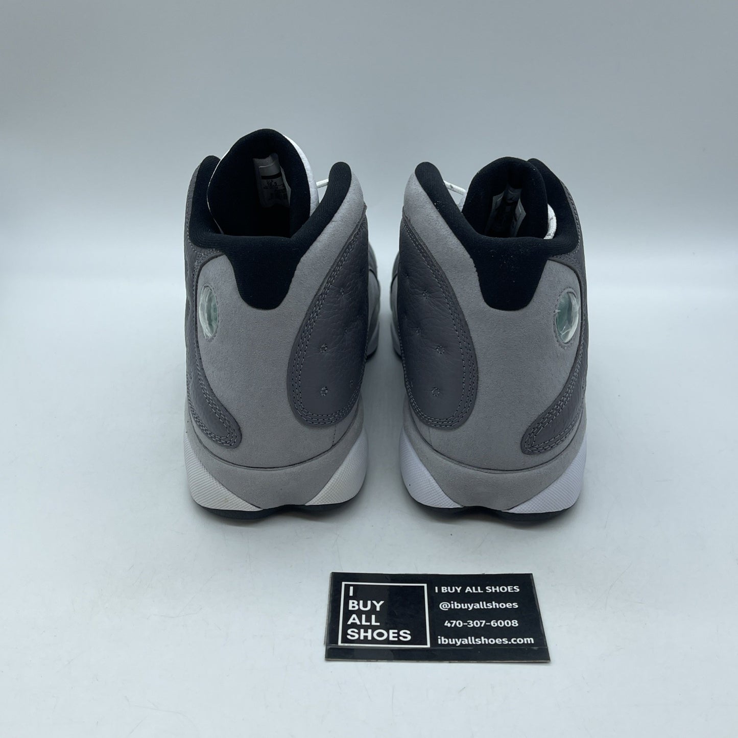 Size 10.5 - Air Jordan 13 Retro Atmosphere Grey Suede Leather (414571-016)