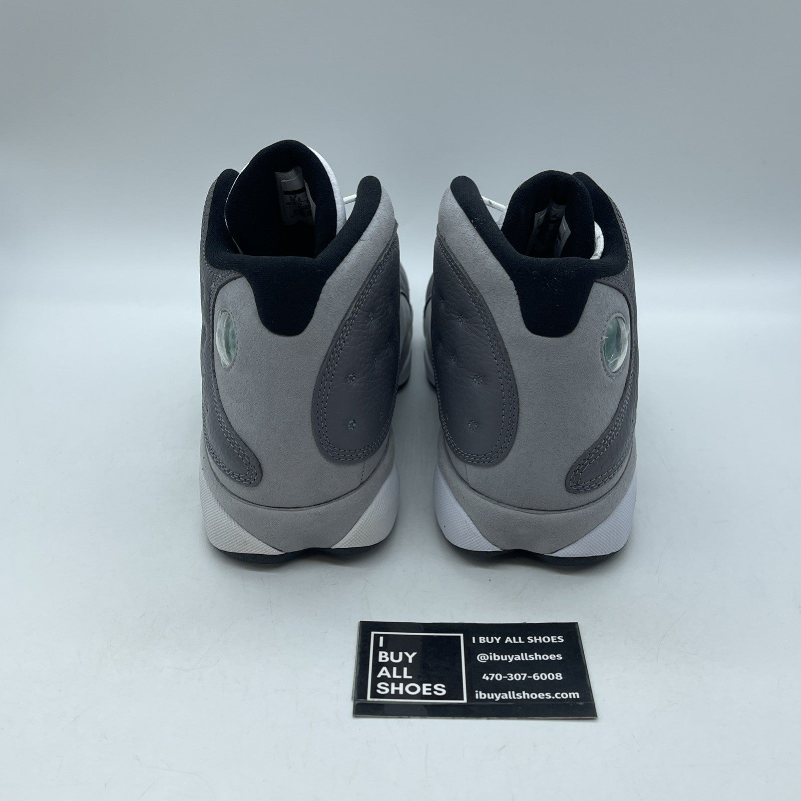 Size 10.5 - Air Jordan 13 Retro Atmosphere Grey Suede Leather (414571-016)