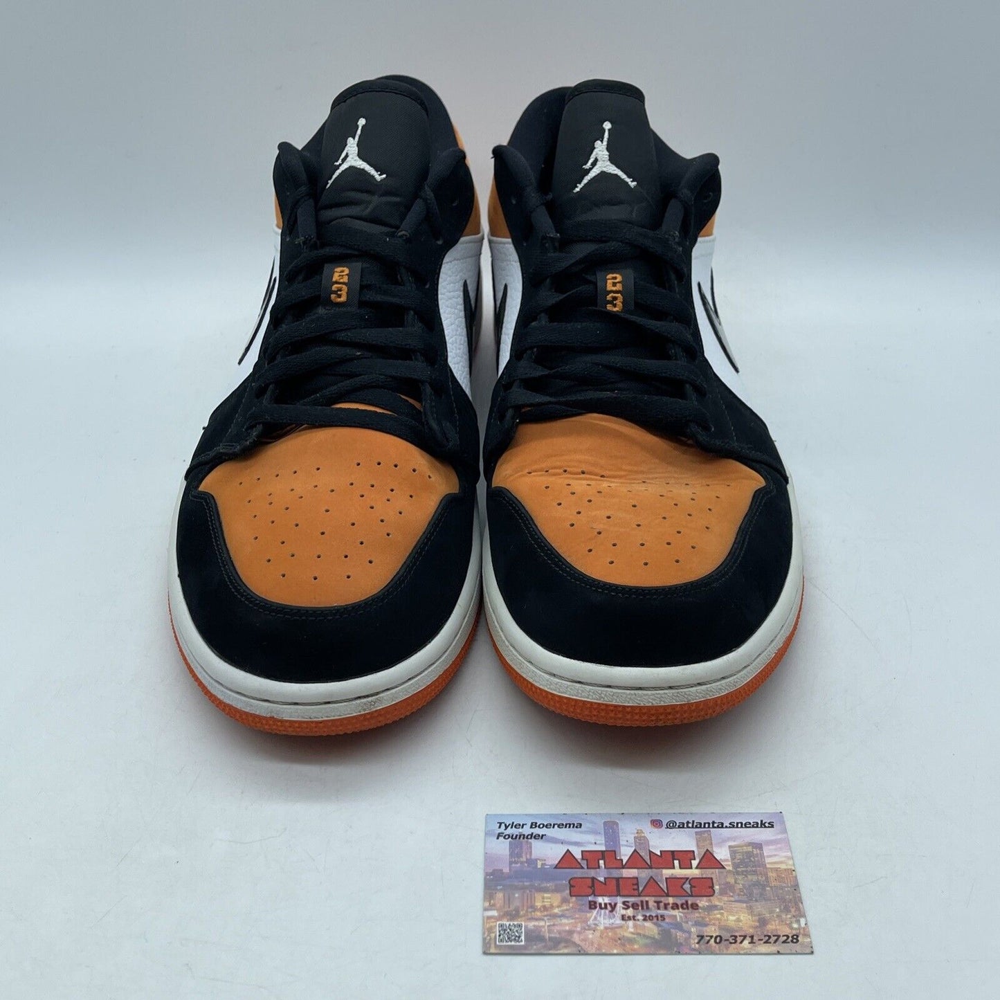 Size 14 - Air Jordan 1 Low Shattered Backboard Or Angie Black Suede (553558-128)