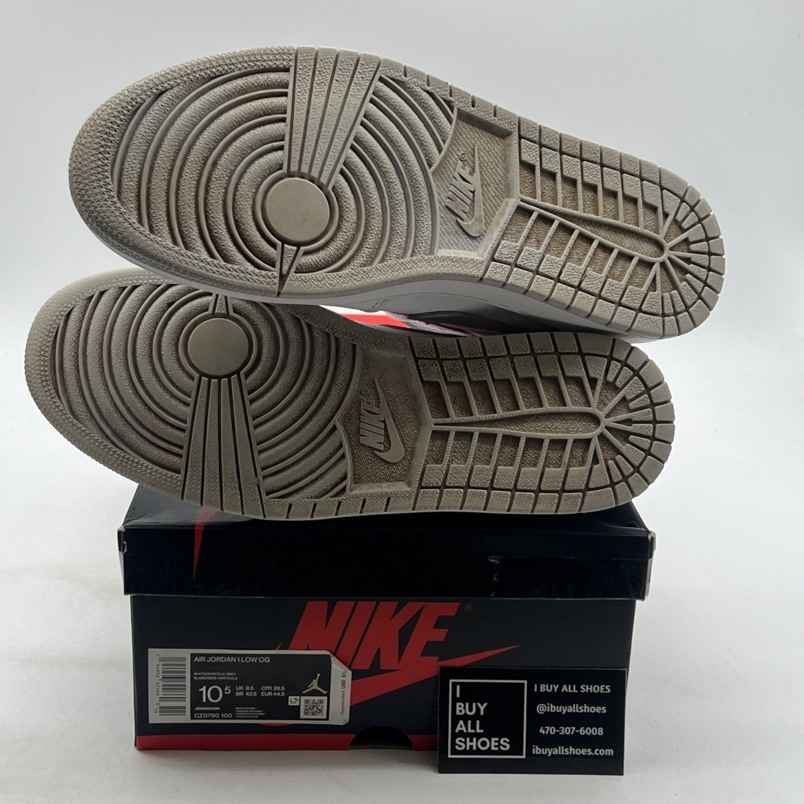 Size 10.5 - Air Jordan 1 Low OG Neutral Gray (CZ0790-100)
