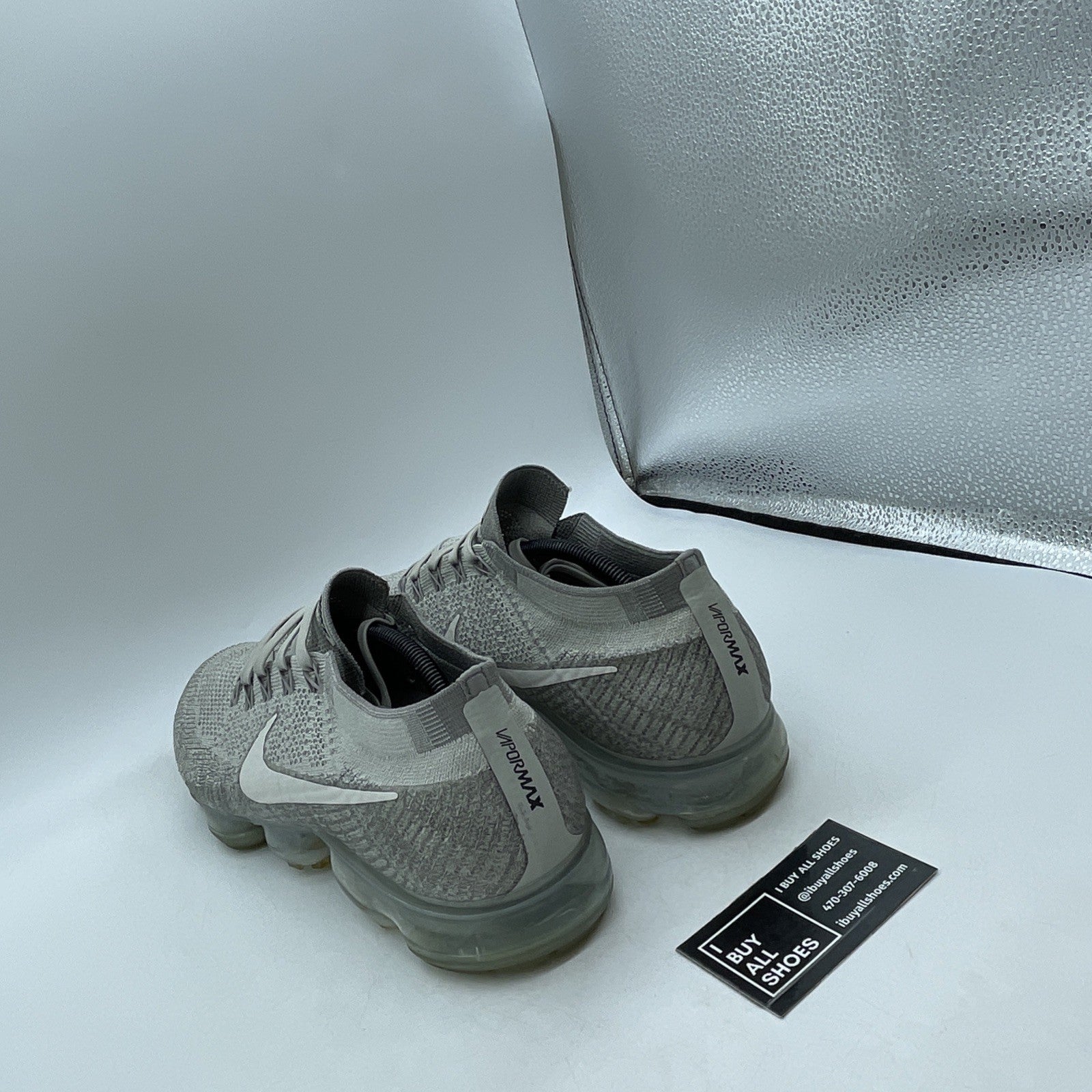Size 13 - Nike Air VaporMax Pale Grey (849558-005)