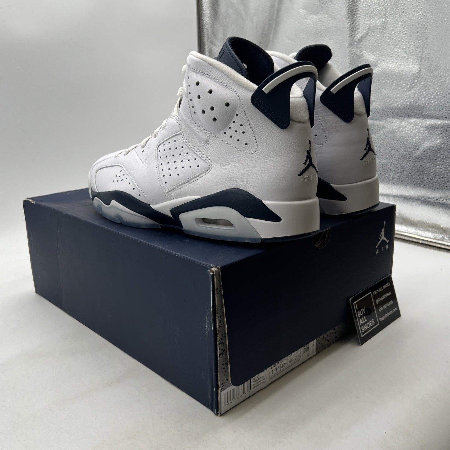 Size 11.5 - Air Jordan 6 Retro Midnight Navy (CT8529-141)