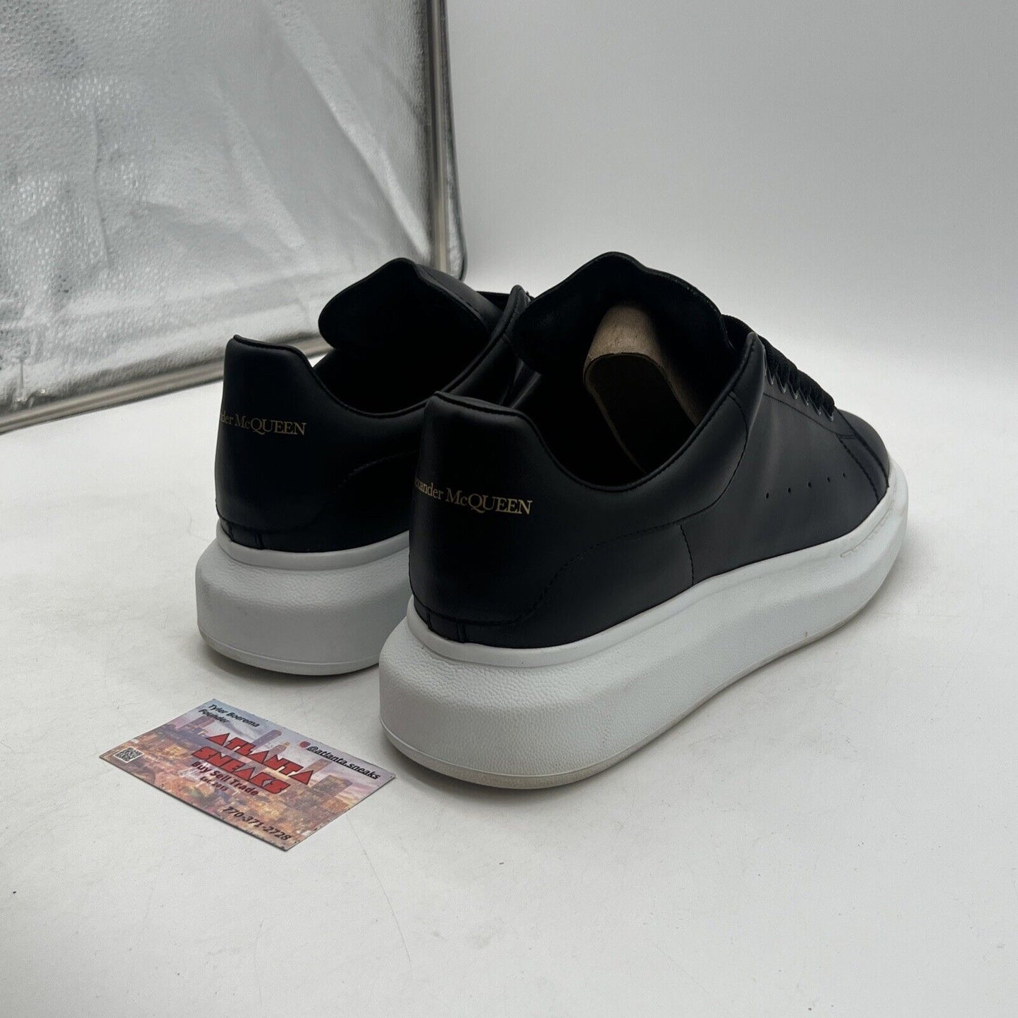Size 11.5 - Alexander McQueen Oversized Black and white