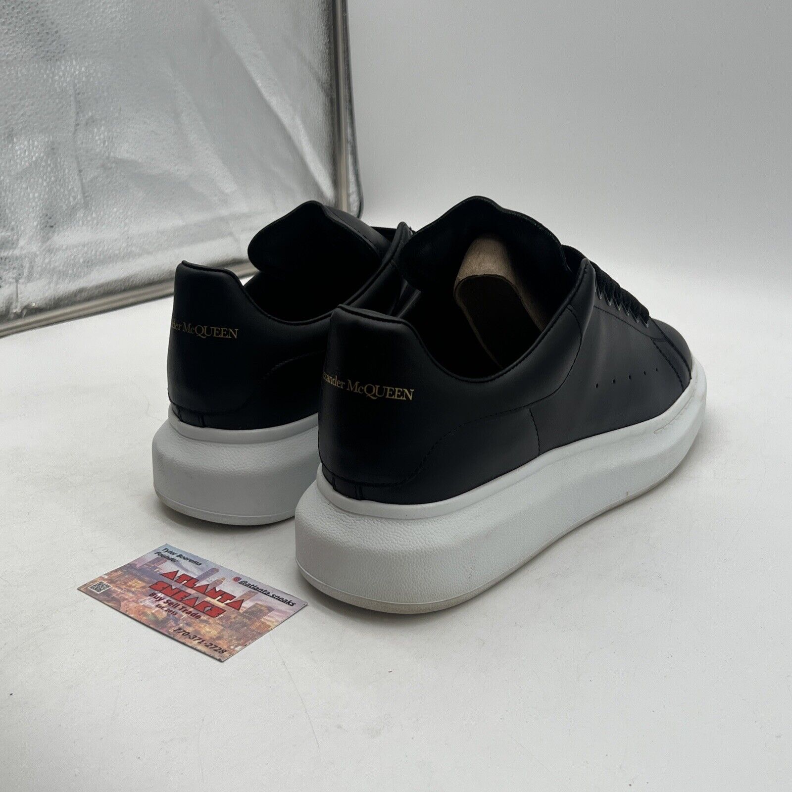 Size 11.5 - Alexander McQueen Oversized Black and white
