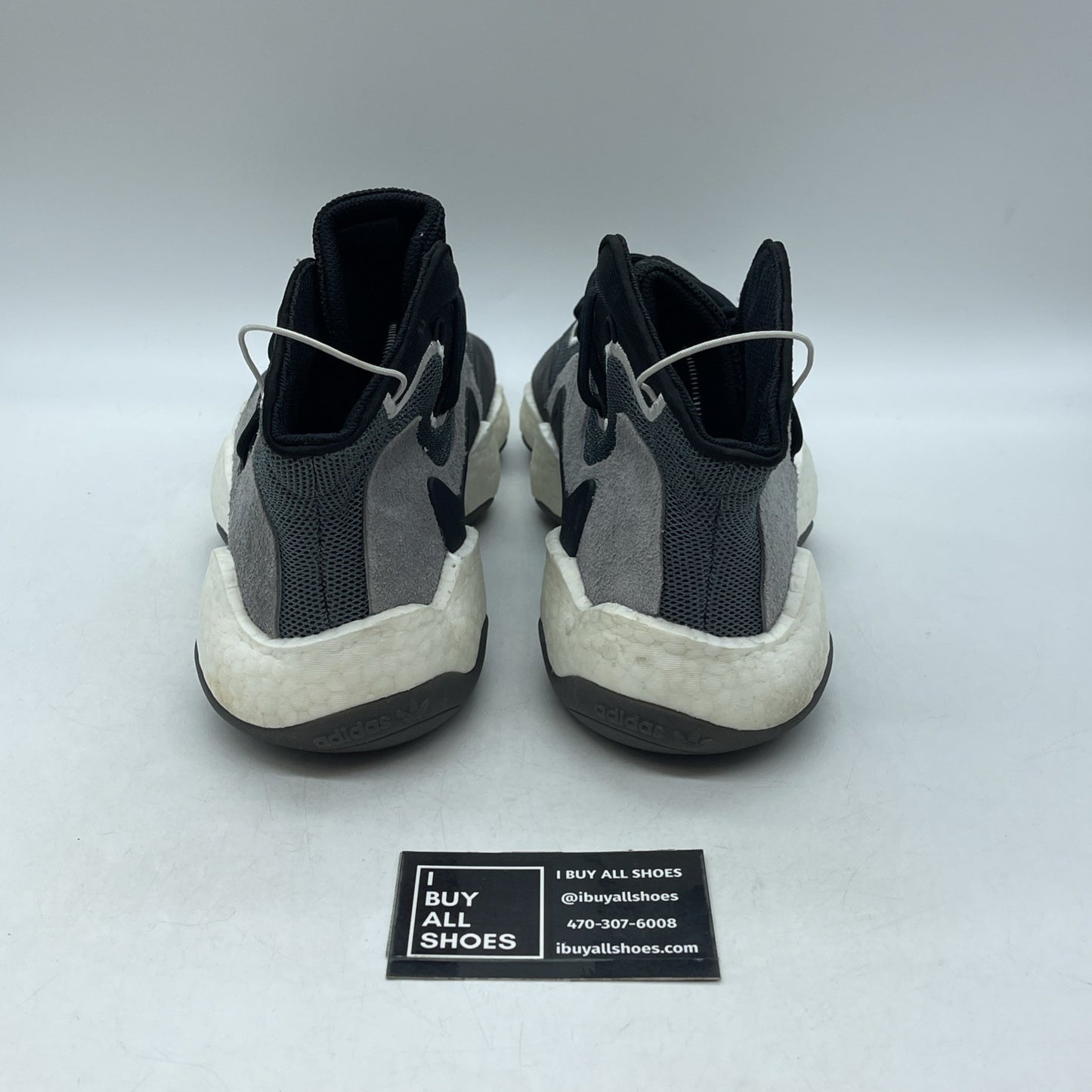 Size 11.5 - Adidas Crazy BYW Black Grey (BD8013)