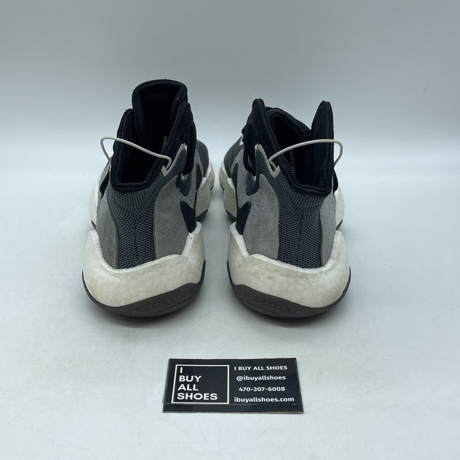 Size 11.5 - Adidas Crazy BYW Black Grey (BD8013)