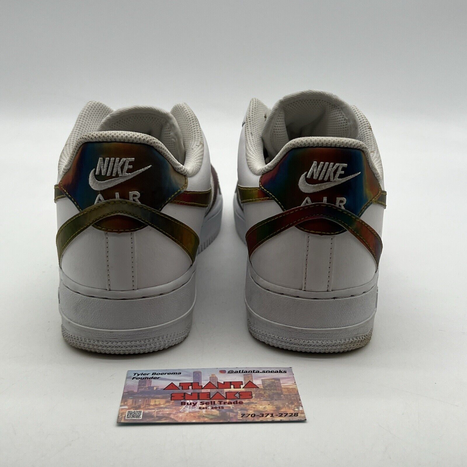 Size 11 - Nike Air Force 1 Low Misplaced Swoosh - White (CK7204-101)