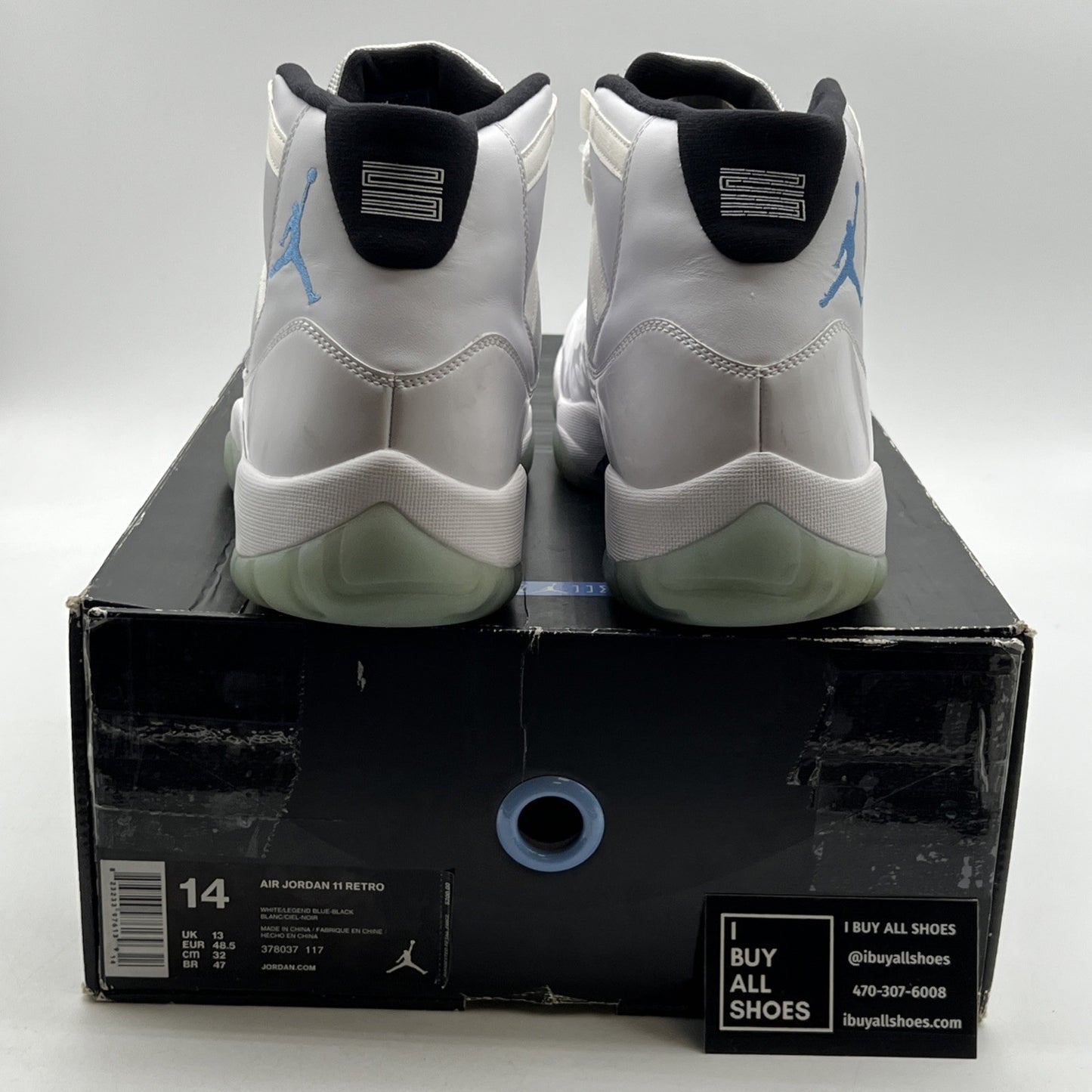 Size 14 - Air Jordan 11 Retro High Legend Blue (378037-117)