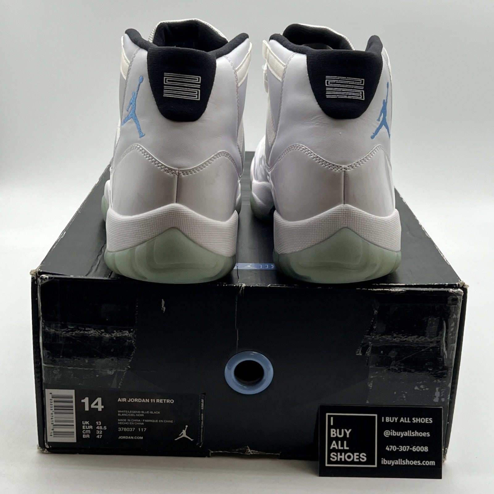 Size 14 - Air Jordan 11 Retro High Legend Blue (378037-117)