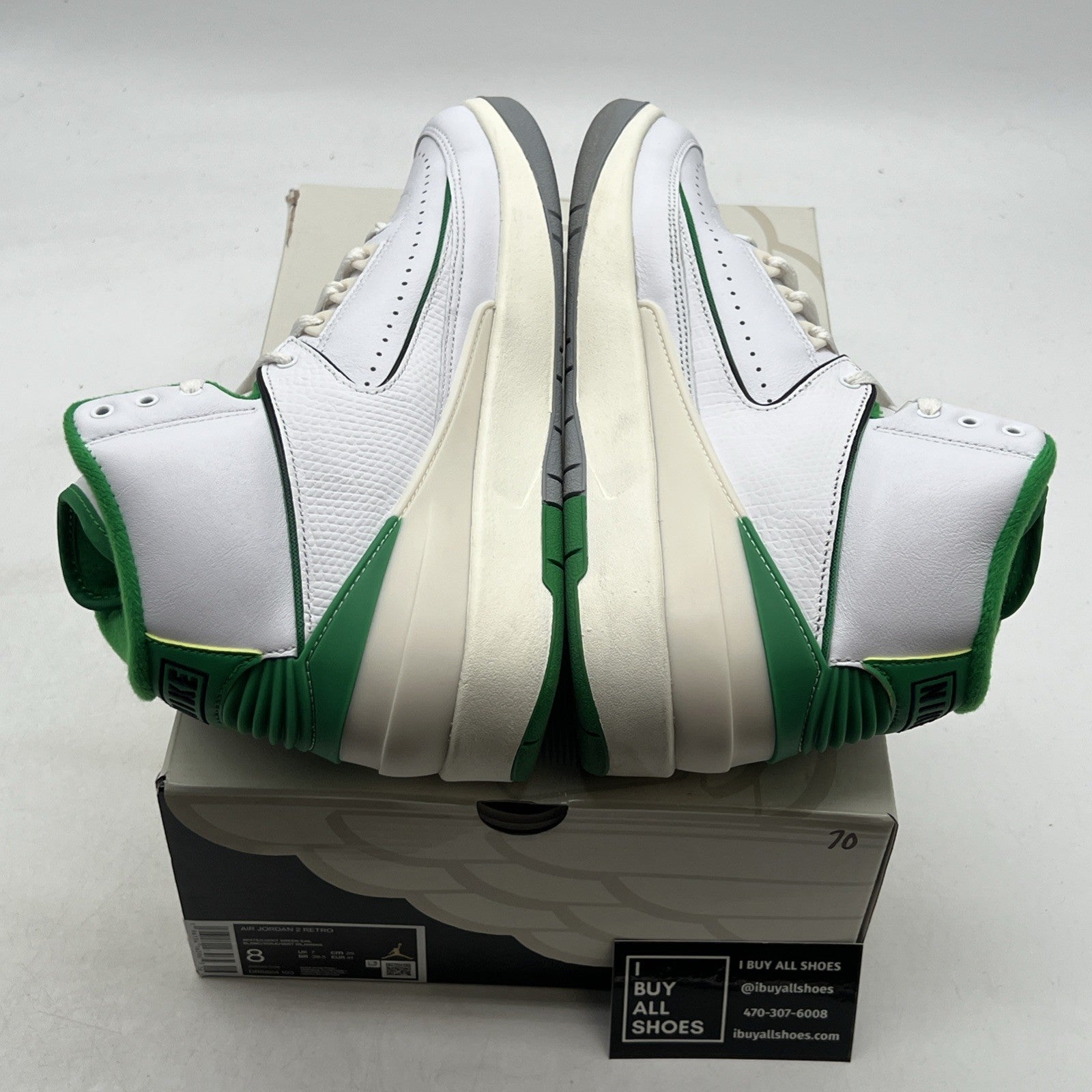 Size 8 - Air Jordan 2 Retro Lucky Green (DR8884-103)