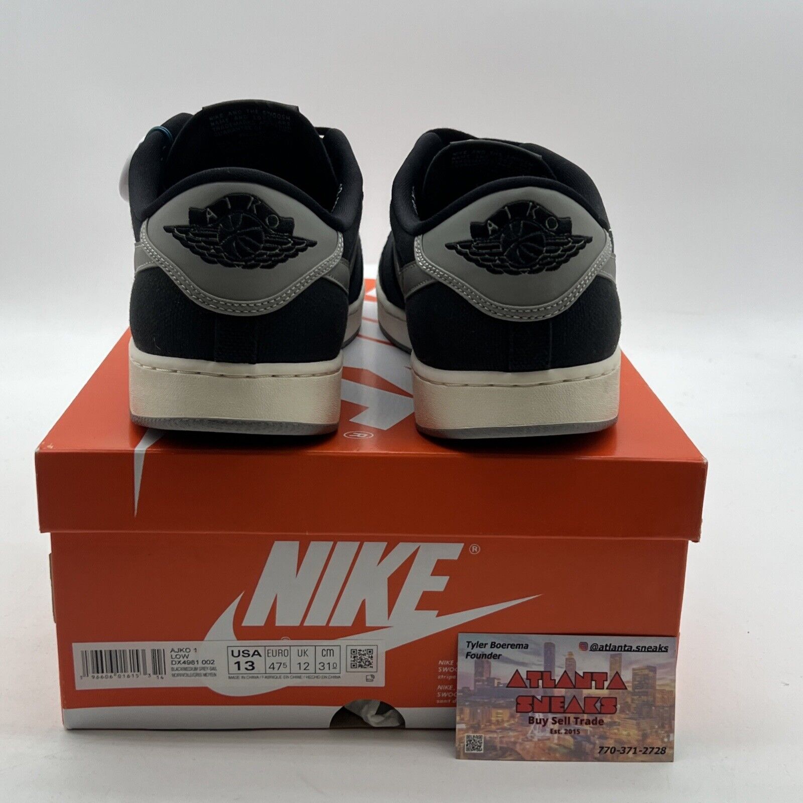 Size 13 - Air Jordan 1 KO Low Shadow (DX4981-002)