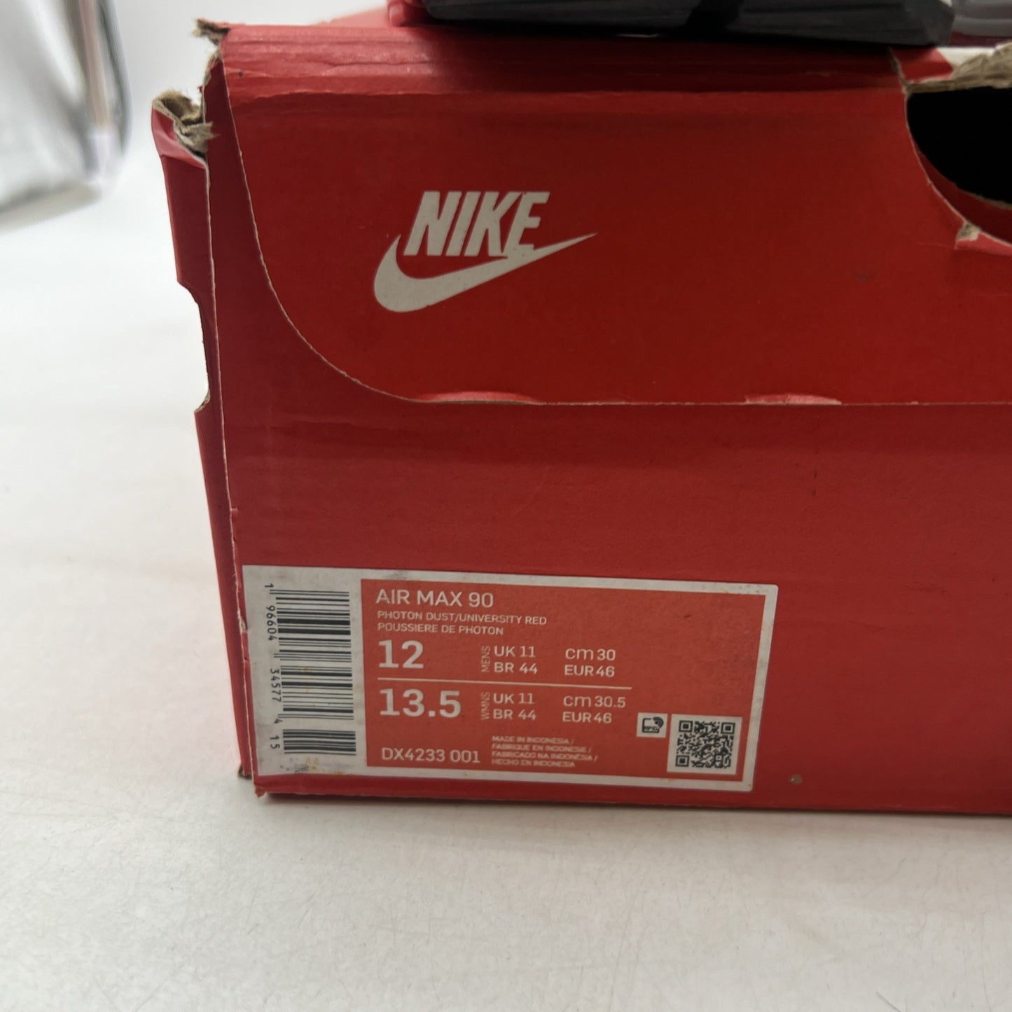 Size 12 - Nike Air Max 90 Icons - Silver Bullet (DX4233-001)