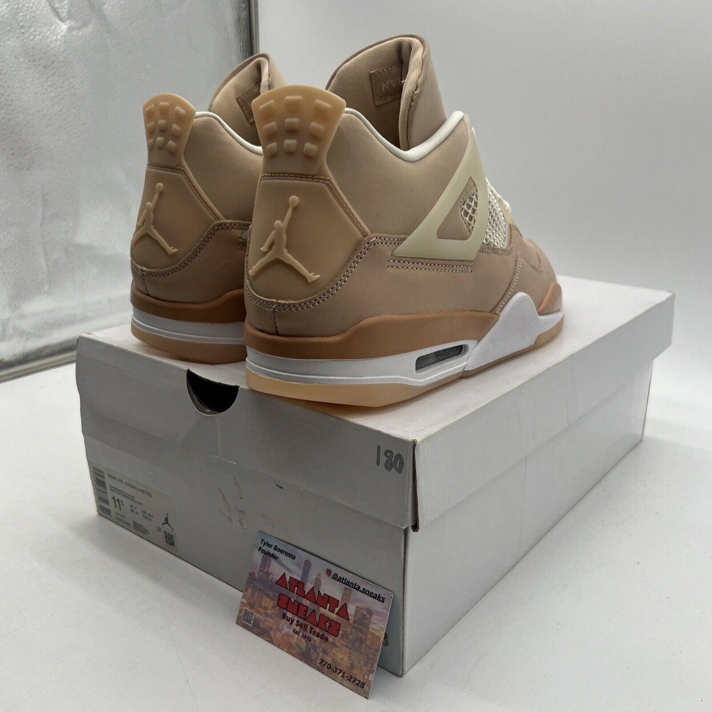 Size 11.5 - Air Jordan 4 Retro Shimmer W White (DJ0675-200)