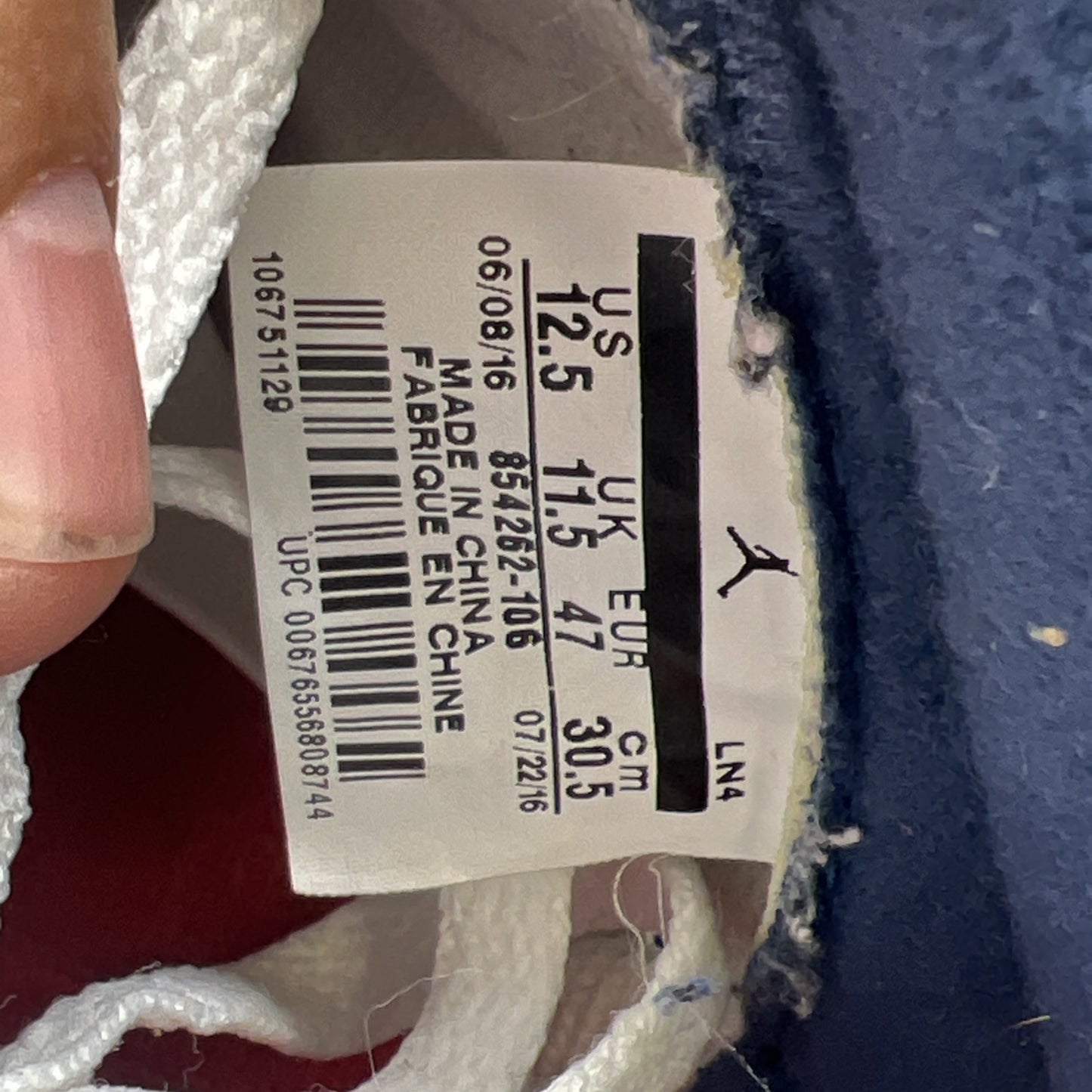 Size 12.5 - Air Jordan 3 Retro OG Mid True Blue (854262-106)