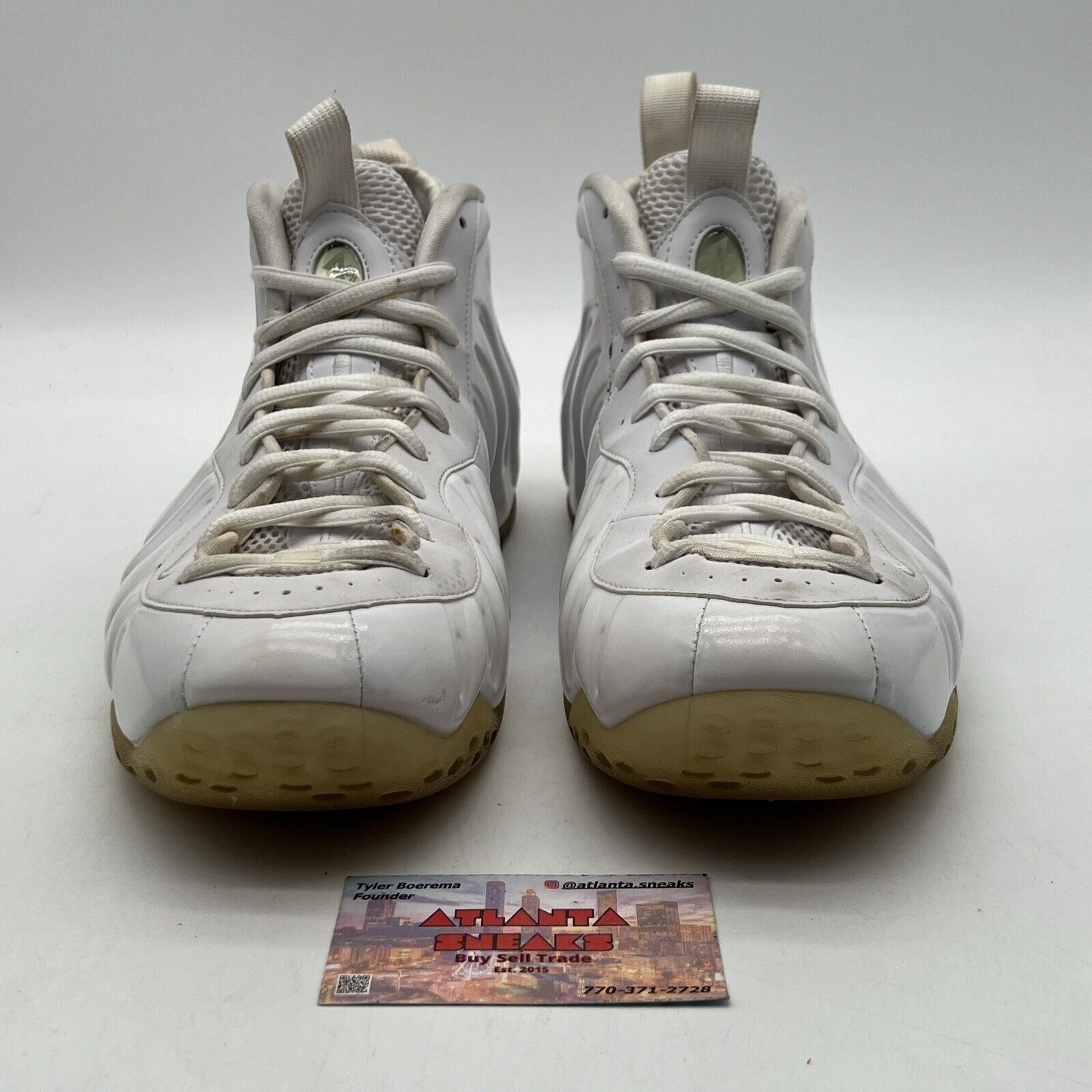 Size 13 - Nike Air Foamposite One White-Out (314996-100)
