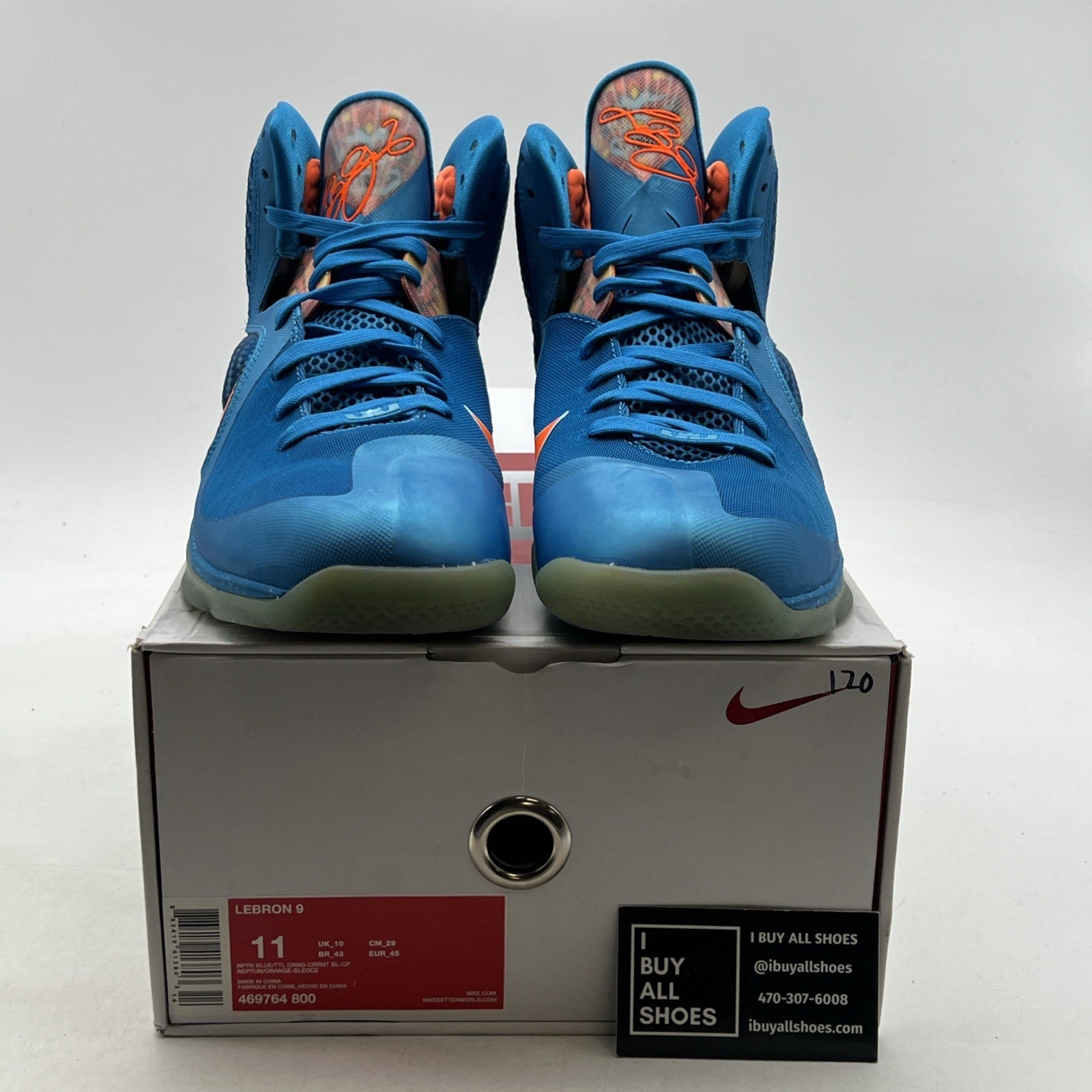 Size 11 - Nike LeBron 9 China - (469764-800)