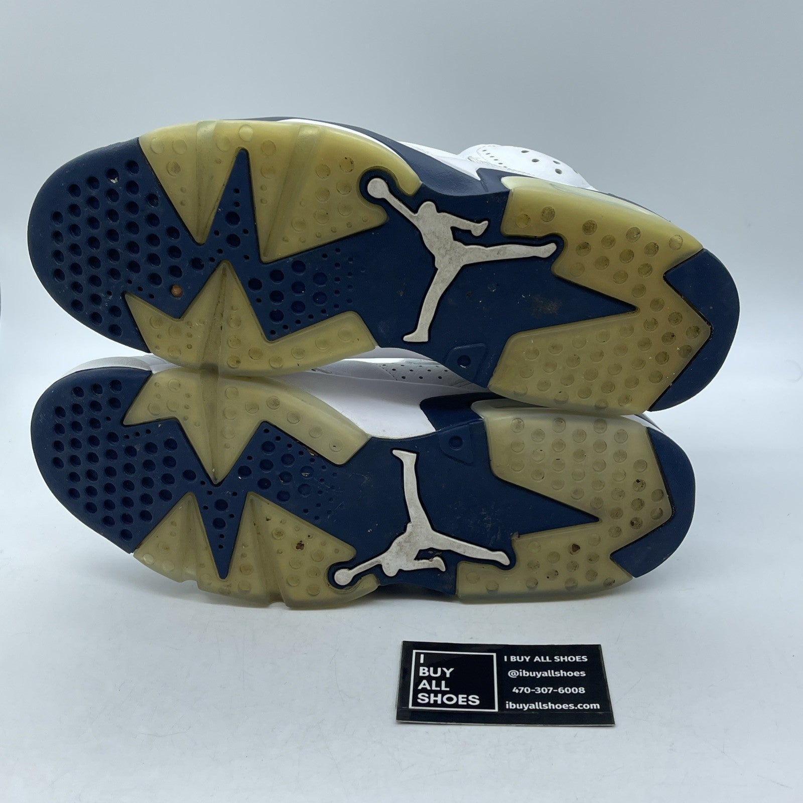 Size 11.5 - Jordan 6 Retro Midnight Navy White Leather (CT8529-141)