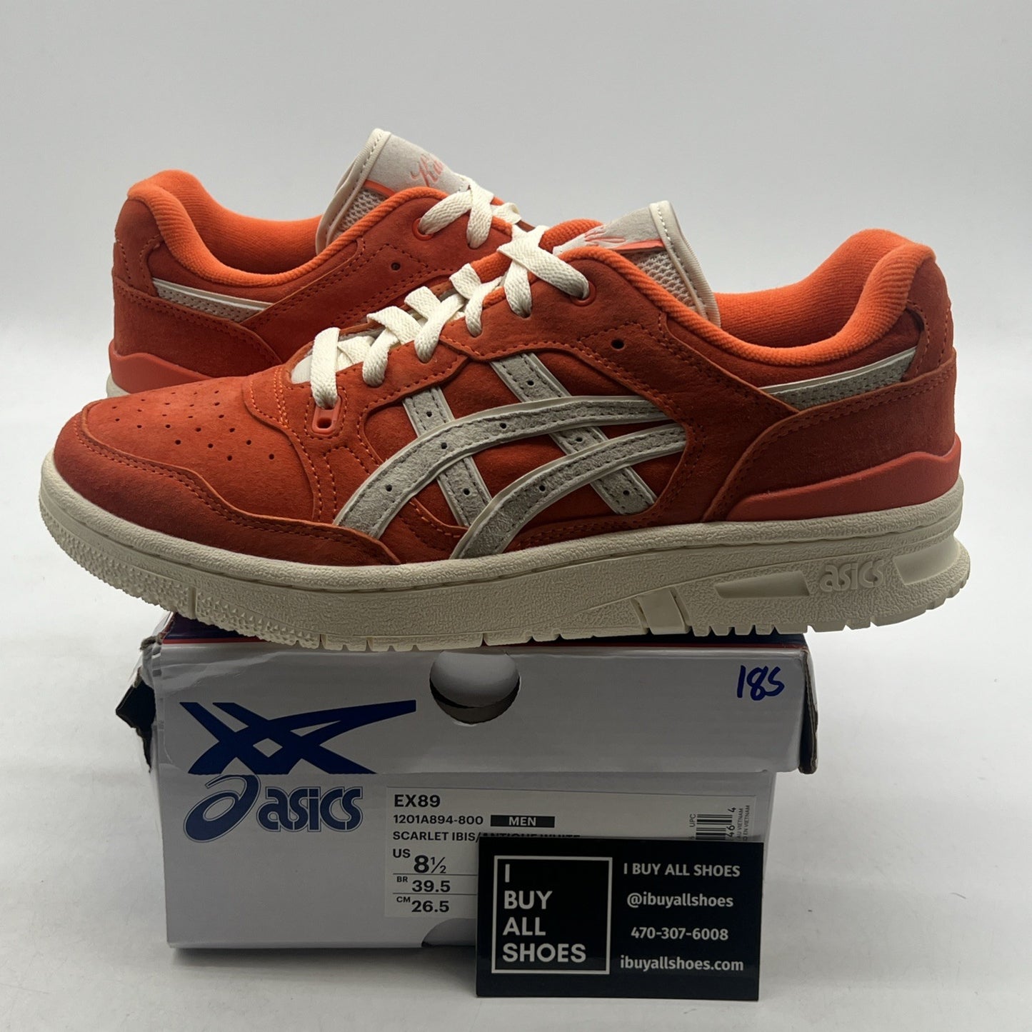 Size 8.5 - ASICS Kith x EX89 Orange (1201A894-800)