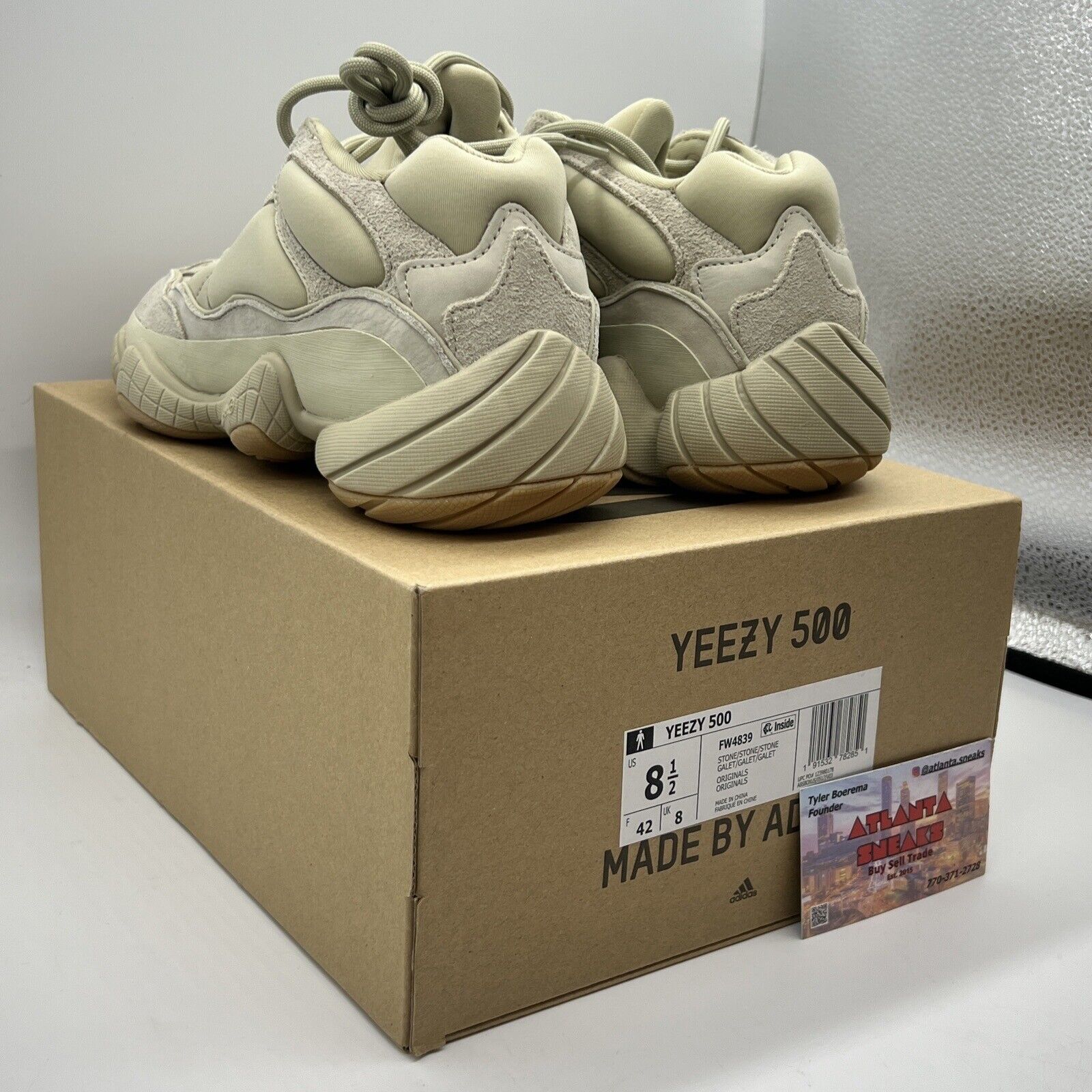 Size 8.5 - adidas Yeezy 500 Stone Brand New Og All