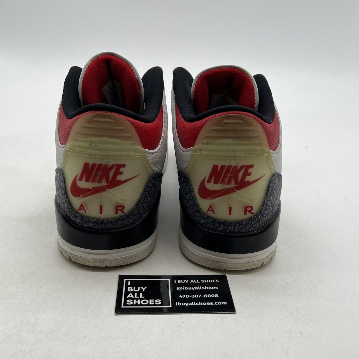 Size 12 - Air Jordan 3 Retro Denim SE Fire Red 2020 (CZ6431-100)