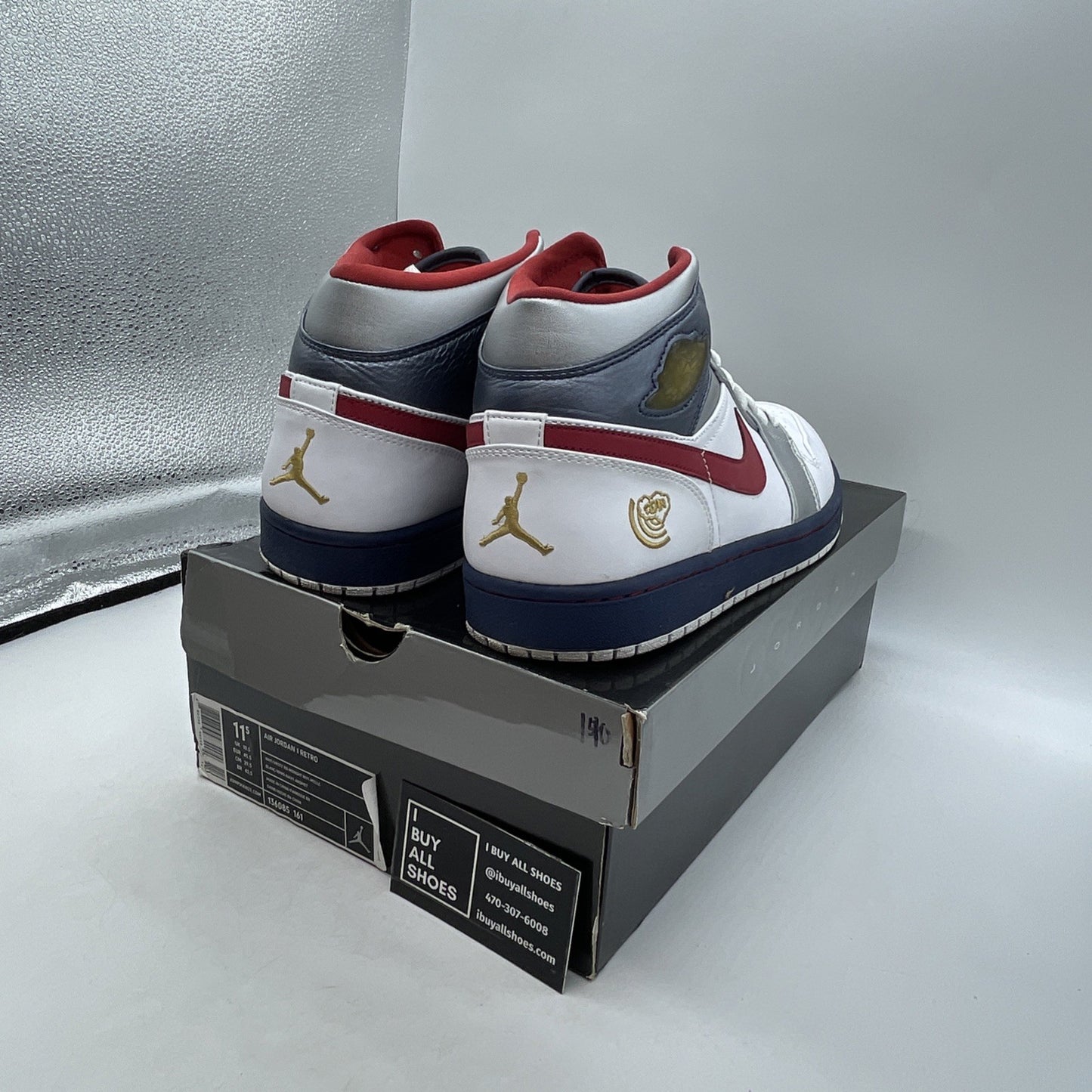 Size 11.5 - Air Jordan 1 Retro Olympic (136085-161)