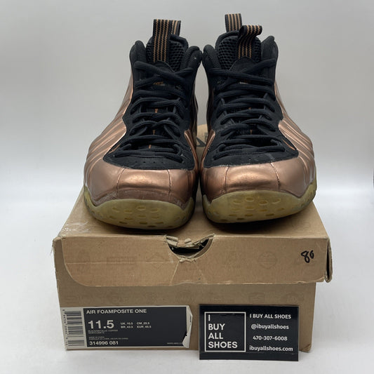 Size 11.5 - Nike Air Foamposite One Dirty Copper Suede (314996-081)