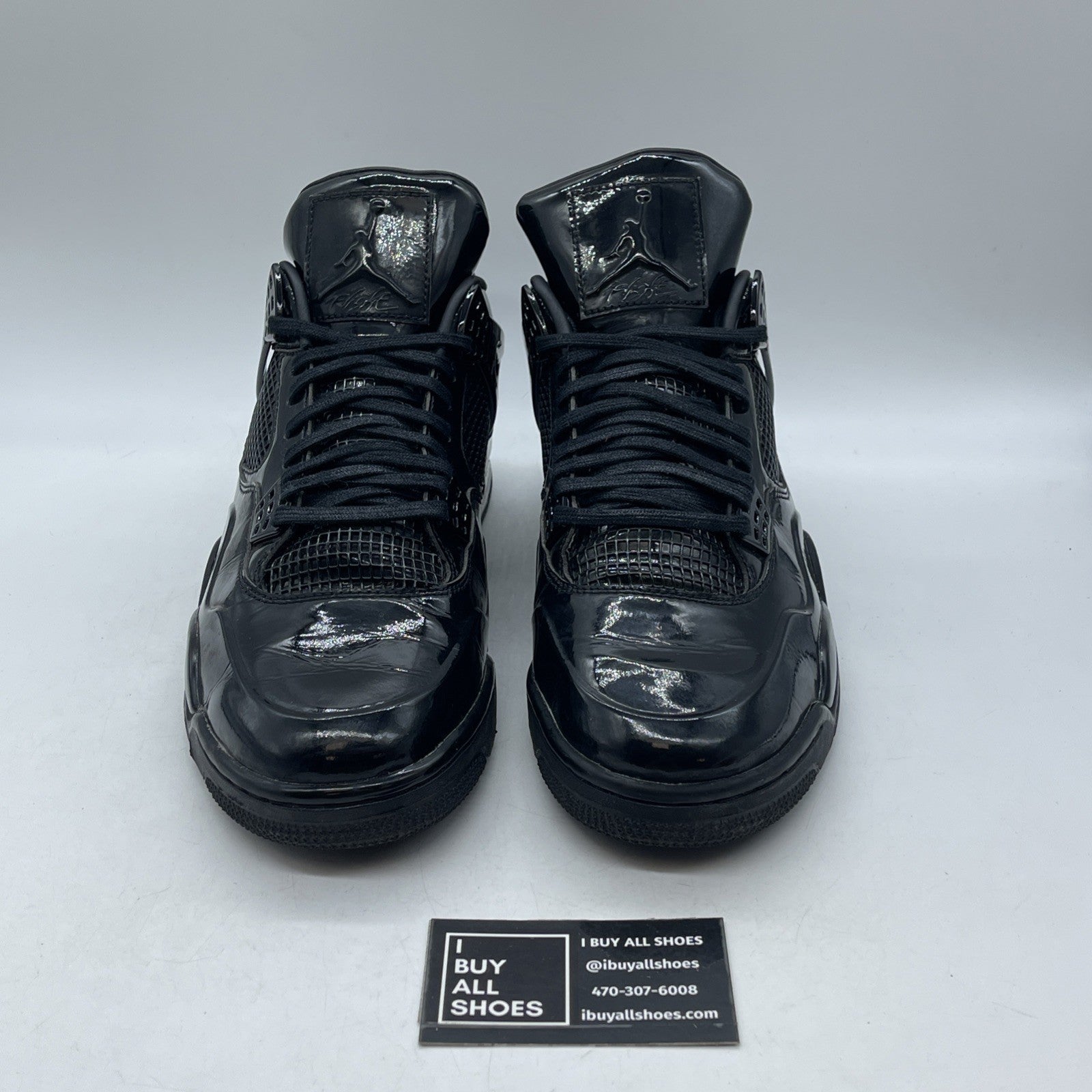 Size 12 - Air Jordan 4 Retro 11Lab4 Black (719864-010)