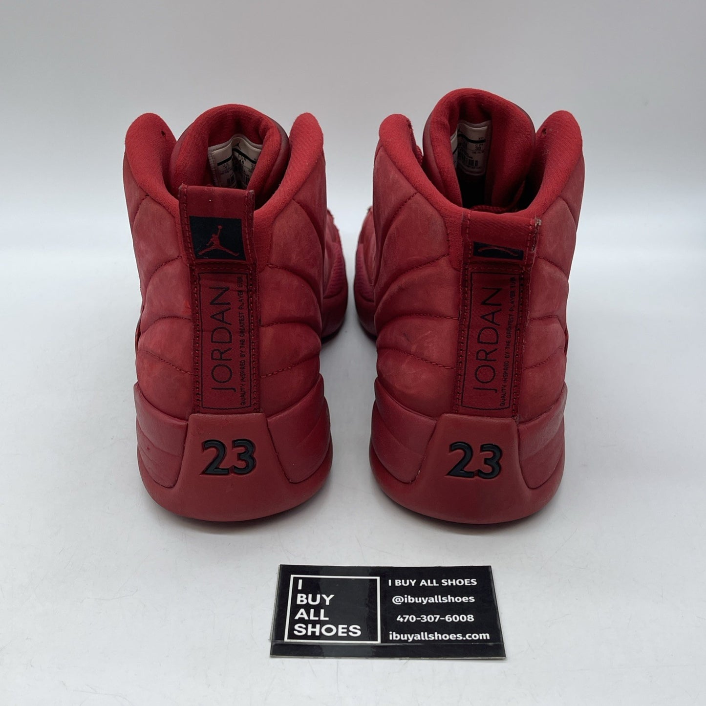 Size 12 - Air Jordan 12 Retro Gym Red Black Suede (130690-601)