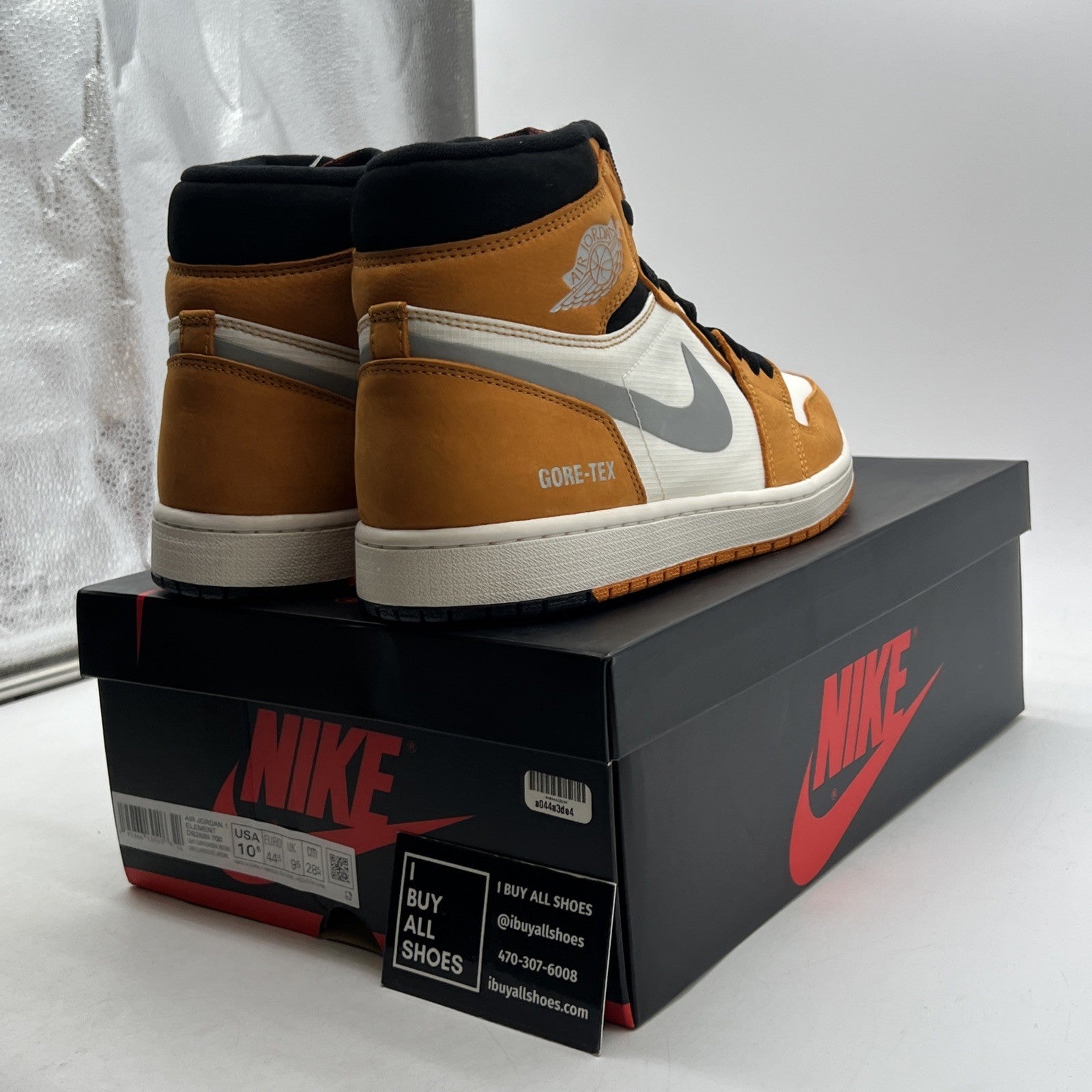 Size 10.5 - Air Jordan 1 Element GORE-TEX High Light Curry (DB2889-700)