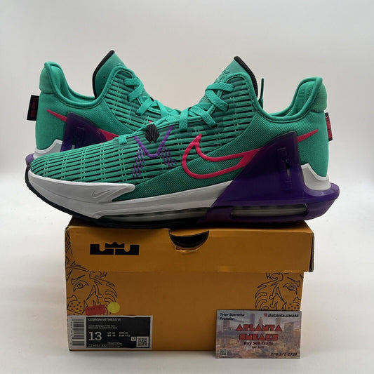 Size 13 - Nike LeBron Witness 6 Emerald Berry (CZ4052-300)