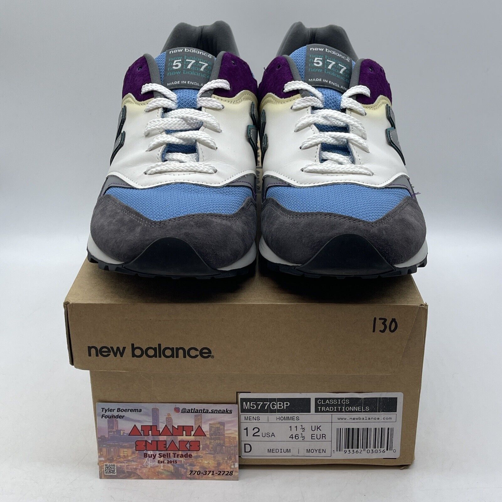 Size 12 - New Balance 577 Mountain Wild White Gray Multi (M577GBP)