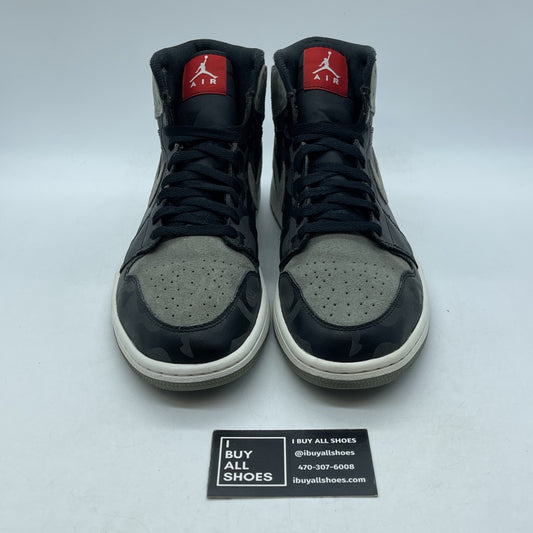 Size 10 - Air Jordan 1 Retro Premium High Shadow Camo Suede Leather (AA3993-034)