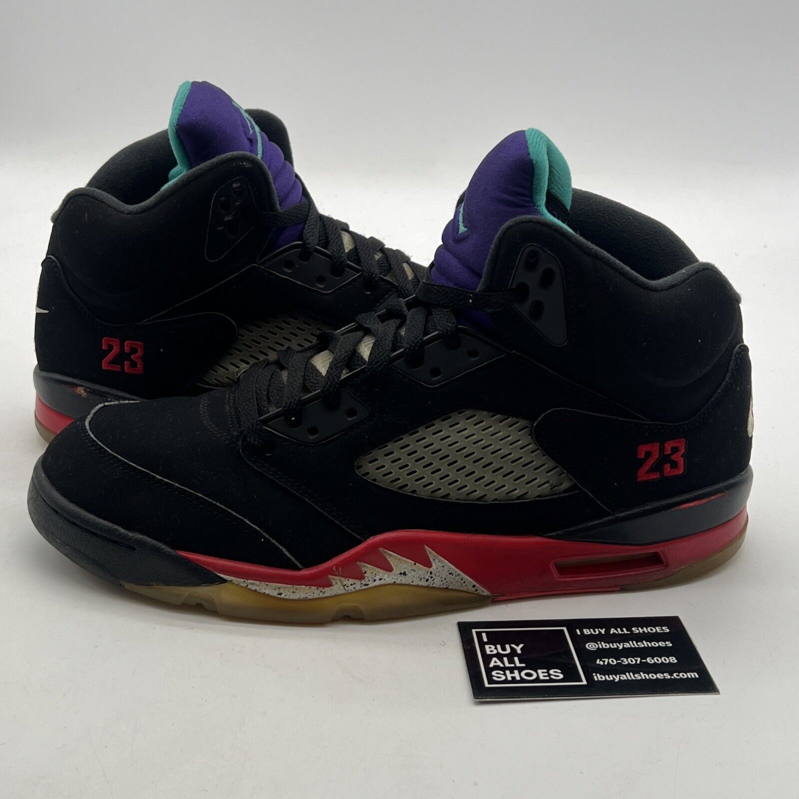 Size 11 - Air Jordan 5 Retro Top 3 Black 2020 (CZ1786-001)
