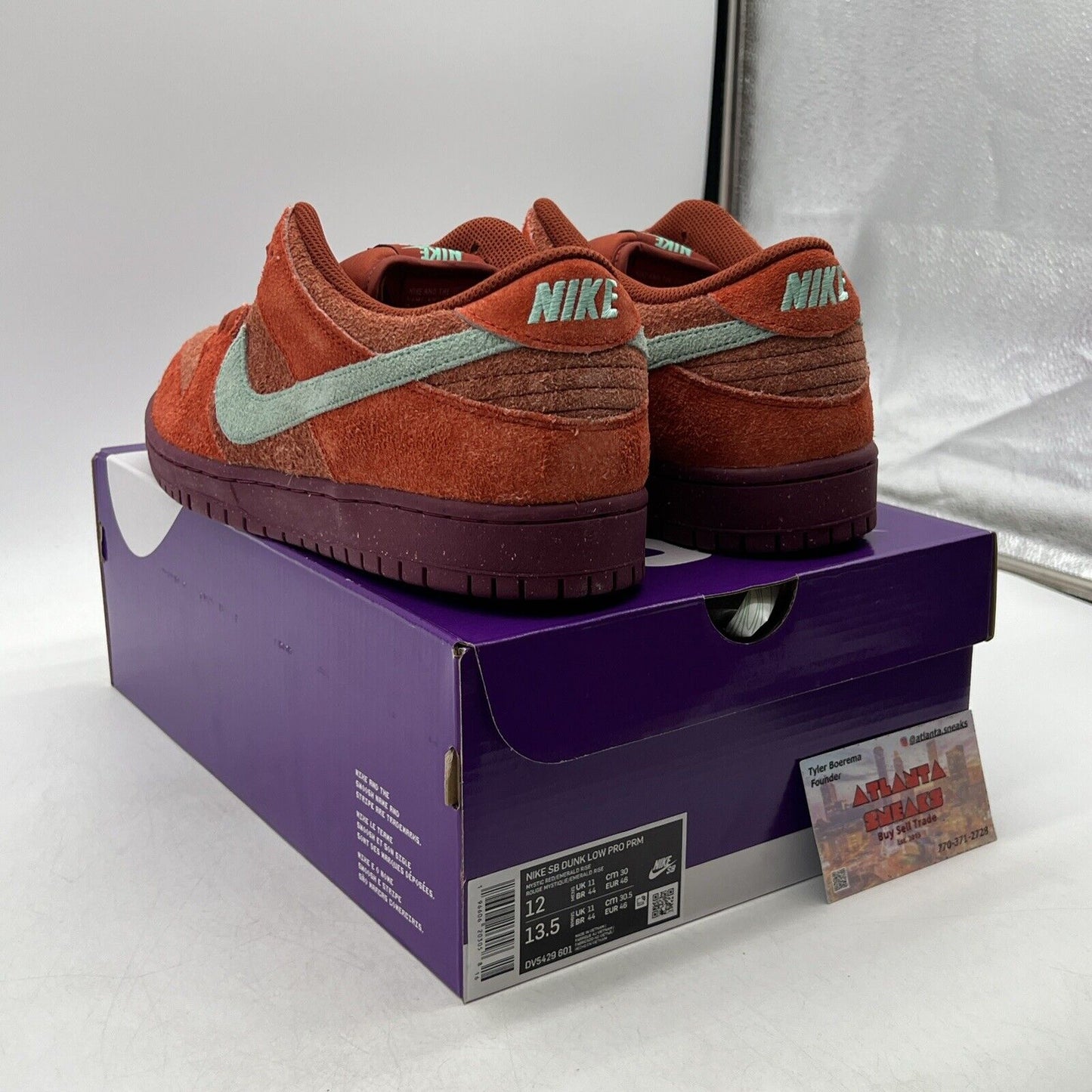 Size 12 - Nike Dunk SB Low Mystic Red (DV5429-601)