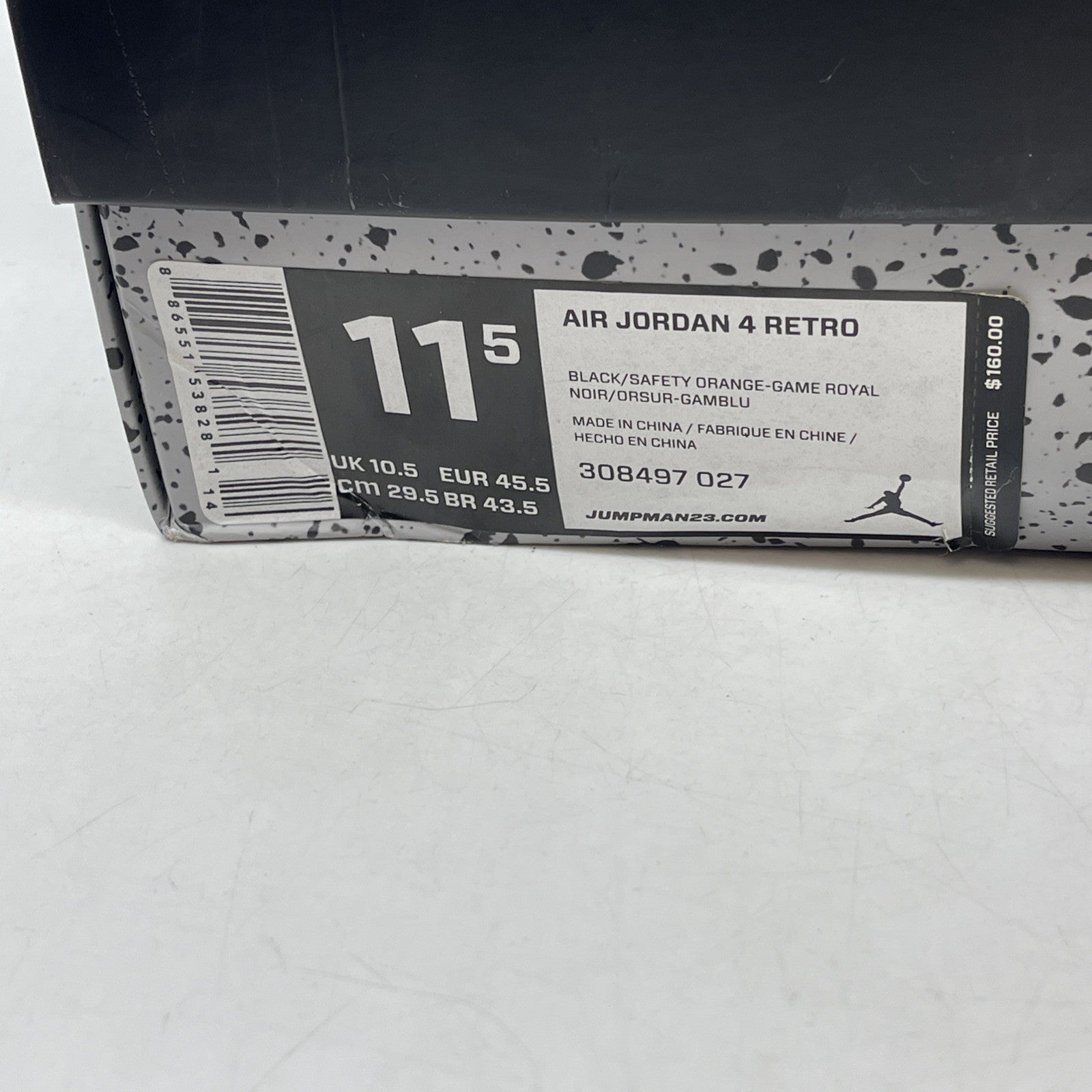 Size 11.5 - Air Jordan 4 Retro Cavs (308497-027)