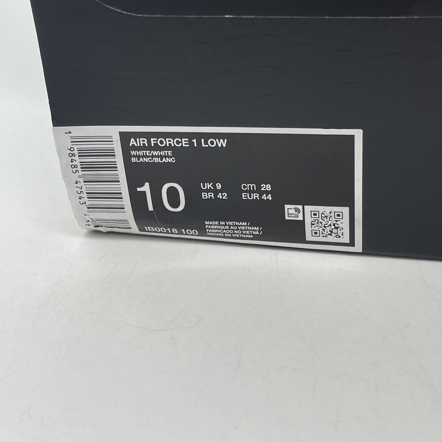 Size 10 - Nike Kobe Bryant x Air Force 1 Low Forever White (IB0018-100)