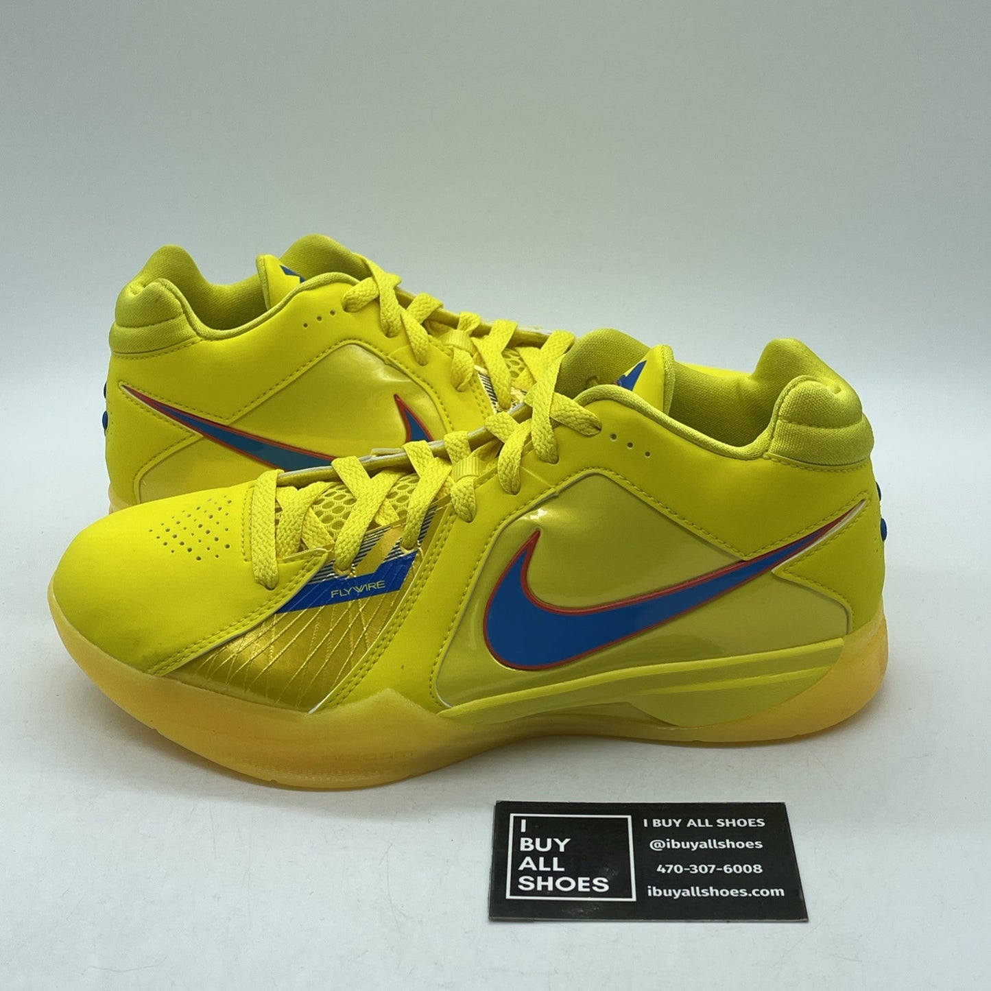 Size 8 - Nike Zoom KD 3 2023 Christmas Yellow Blue (FD5606-700)