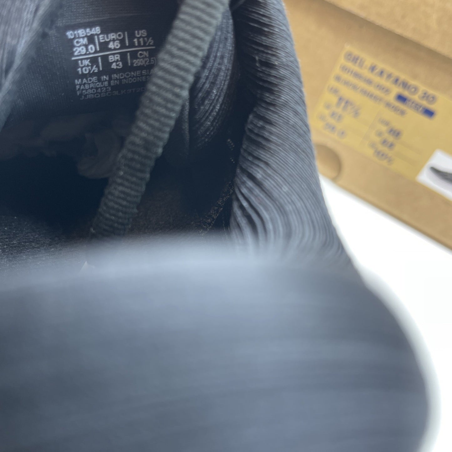 Size 11.5 - Asics Gel Kayano 30 Black Sheet Rock (1011B548-002)
