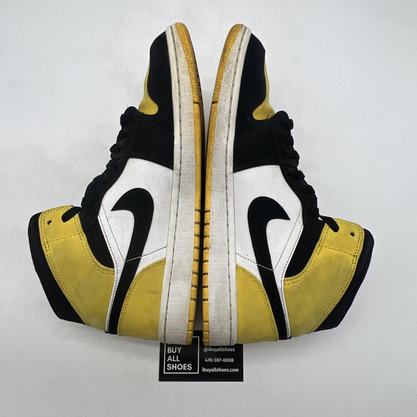 Size 11 - Air Jordan 1 SE Mid Yellow Toe (852542-071)
