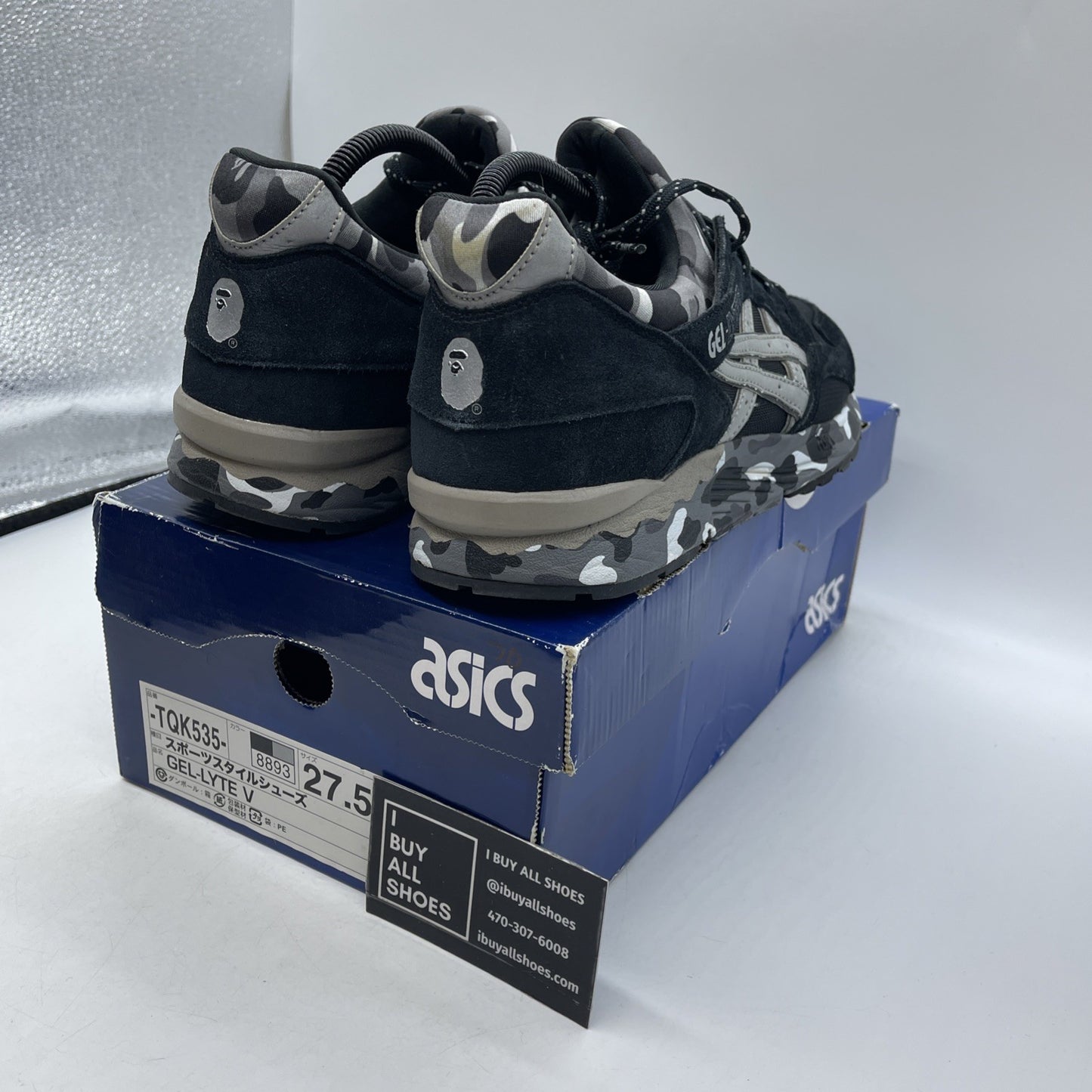 Size 9.5 - BAPE Asics Ape Collaboration (TQK535)
