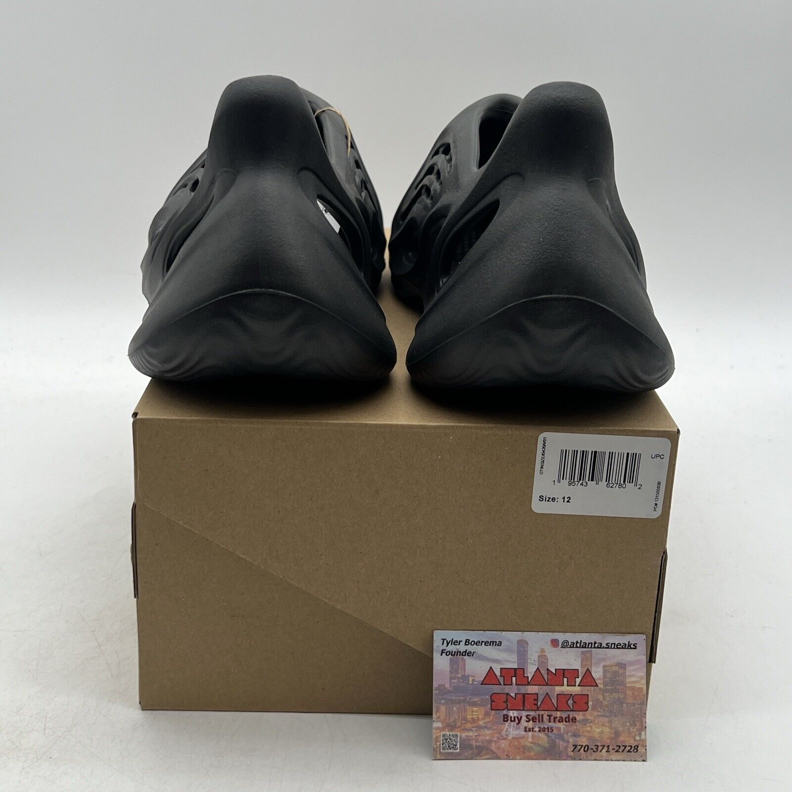 Size 12 - Adidas Yeezy Foam Runner Onyx ( HP8739)