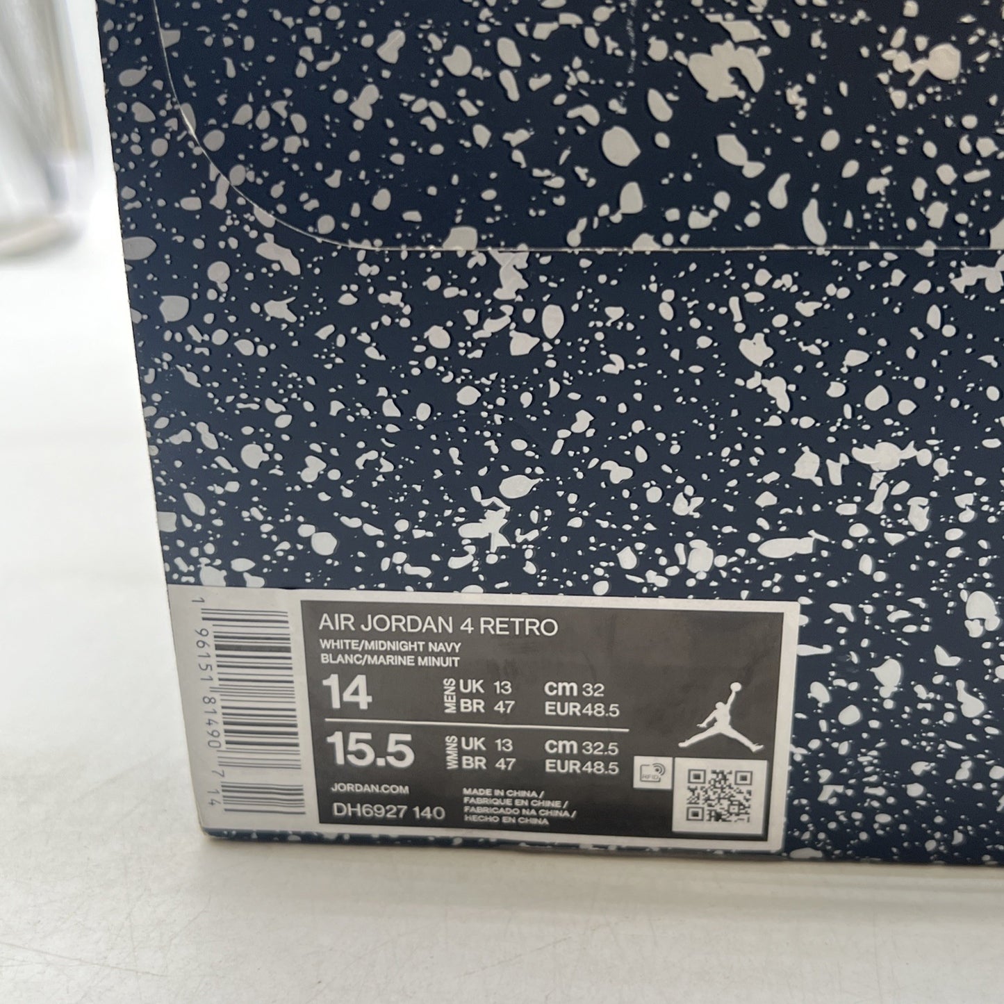 Size 14 - Air Jordan 4 Retro Mid Midnight Navy (DH6927-140)