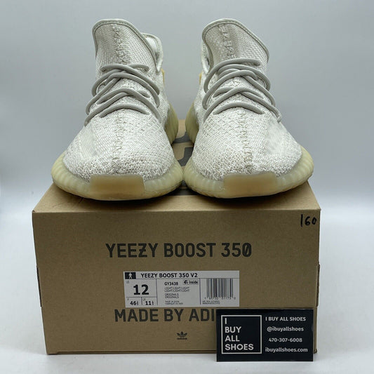 Size 12 - adidas Yeezy Boost 350 V2 Low Light White Suede (GY3438)