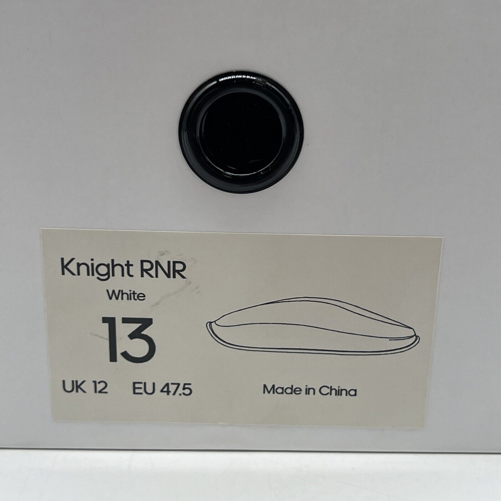 Size 13 - FCTRY Lab Knight RNR, White